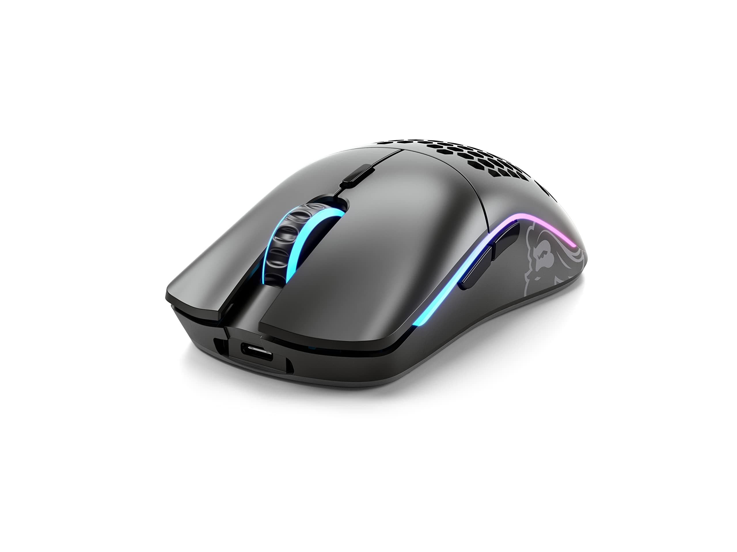 Glorious Gaming - Model O Wireless Gaming Mouse - RGB 69 g Superlight Bluetooth Mouse - Honeycomb Mouse (Matte Black Mouse)