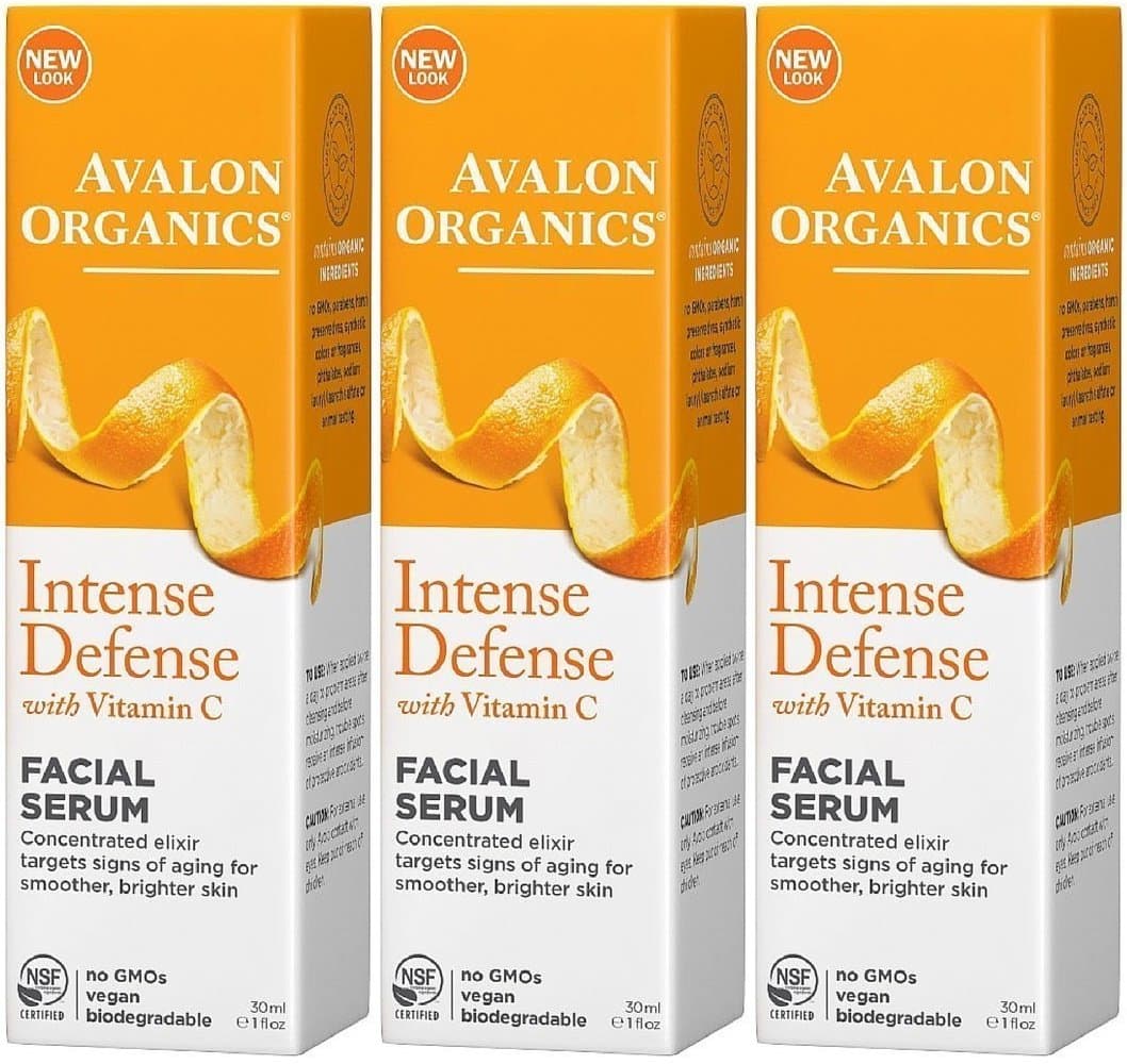 Avalon Organics Vitamin C Vitality Facial Serum, 1 Ounce -- 3 per case.