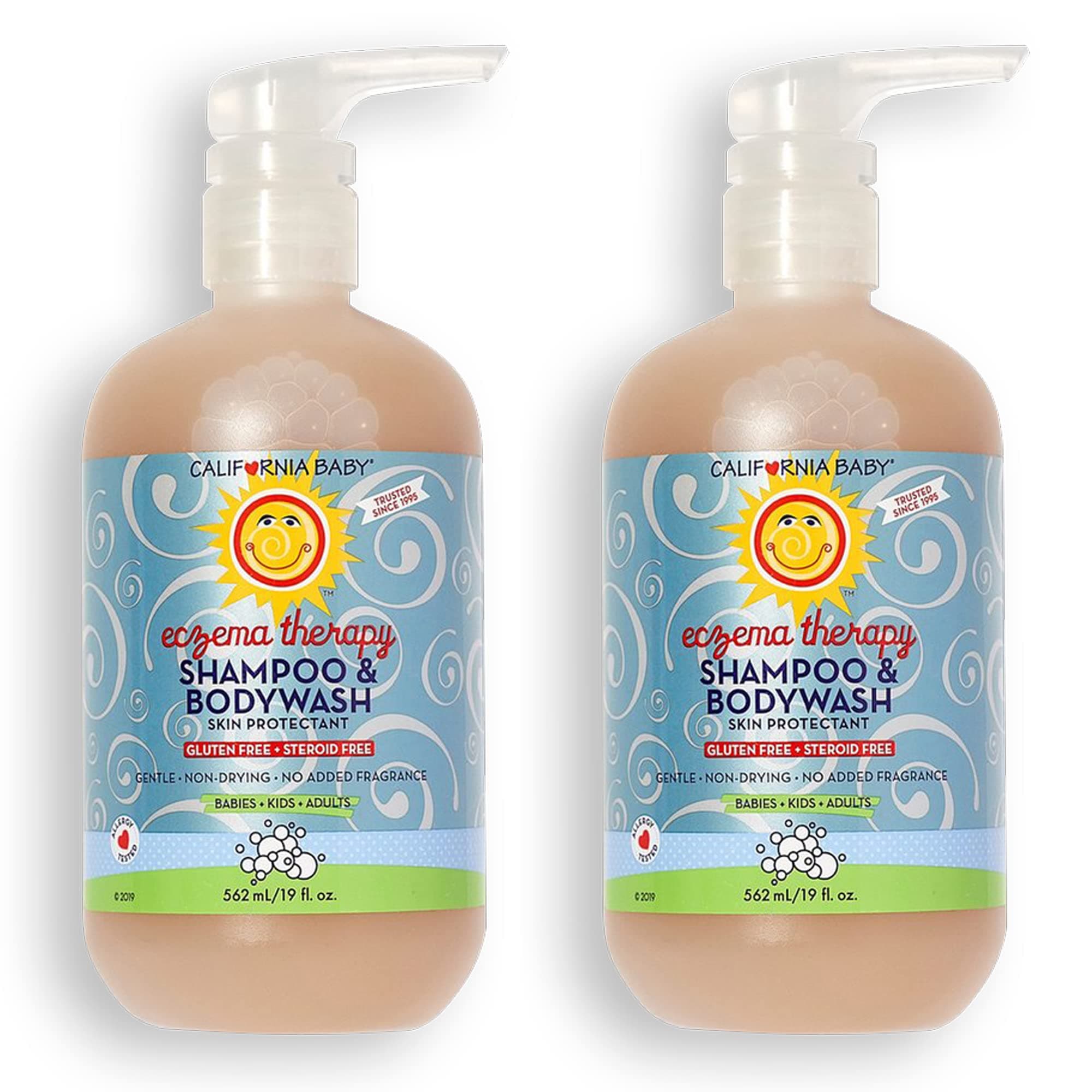 California Baby Eczema Shampoo and Body Wash - Therapeutic Relief, Skin Protectant for Hair, Face & Body, Organic Oatmeal and Calendula , Sensitive...