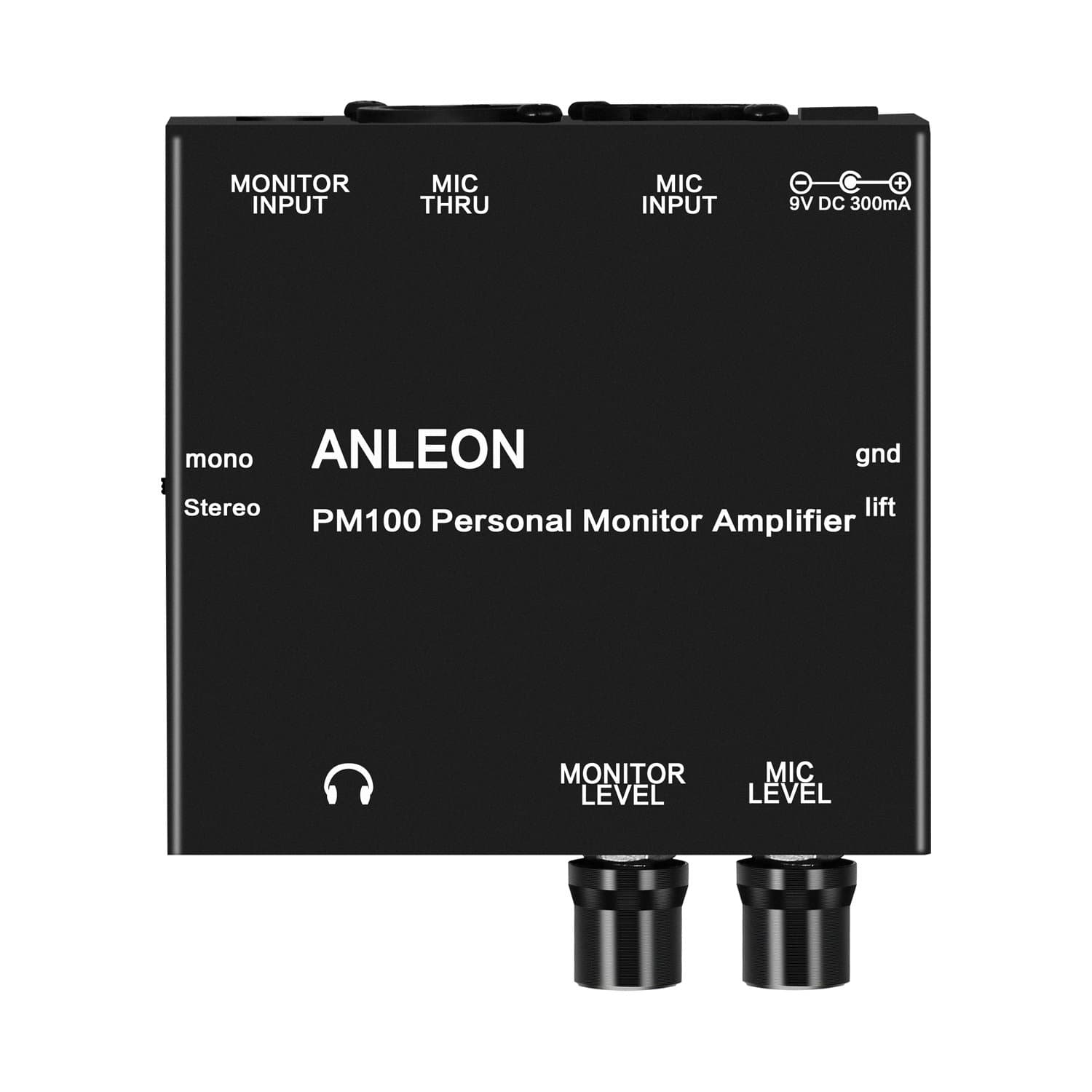 ANLEON PM100 Personal Monitor Amplifier for keyboard player singer drummer live musicians