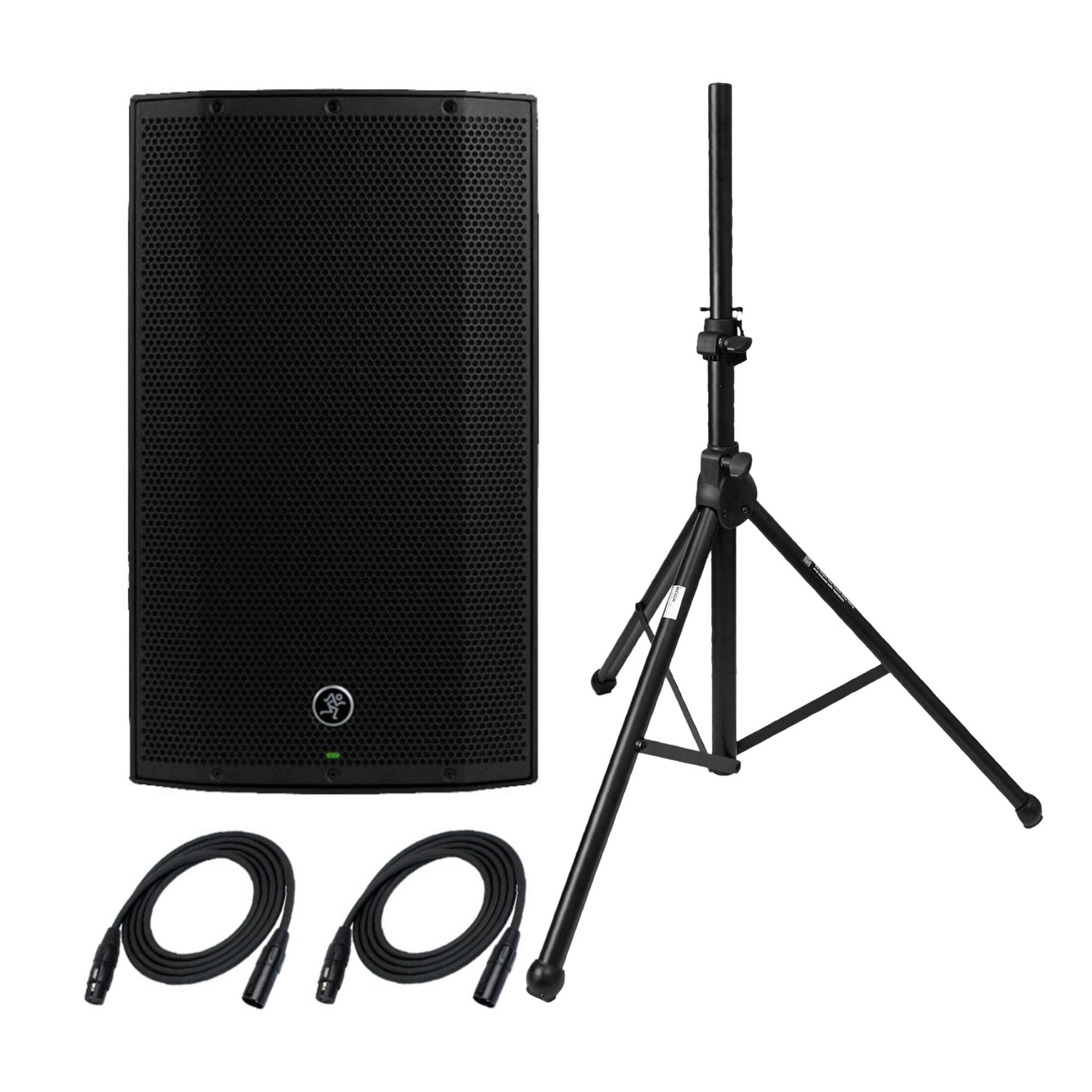 Mackie Thump12A 1300W 12" Powered Loudspeaker with Knox Speaker Stand and 2 XLR Cables