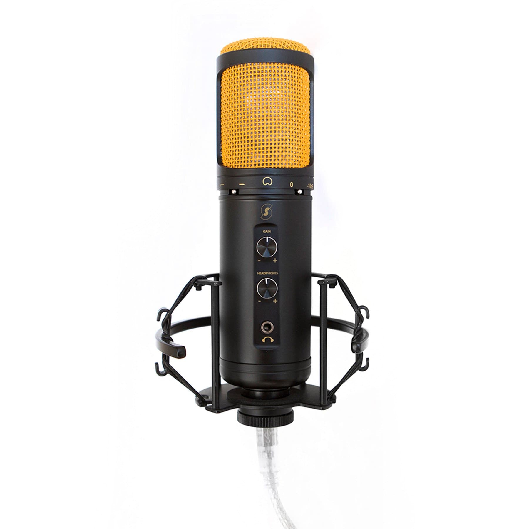 Condenser USB Microphone Editors Keys SL600 for Professional Studio Quality Audio for Sound Recording, Live Podcast & Broadcast with Large Gold-Pla...