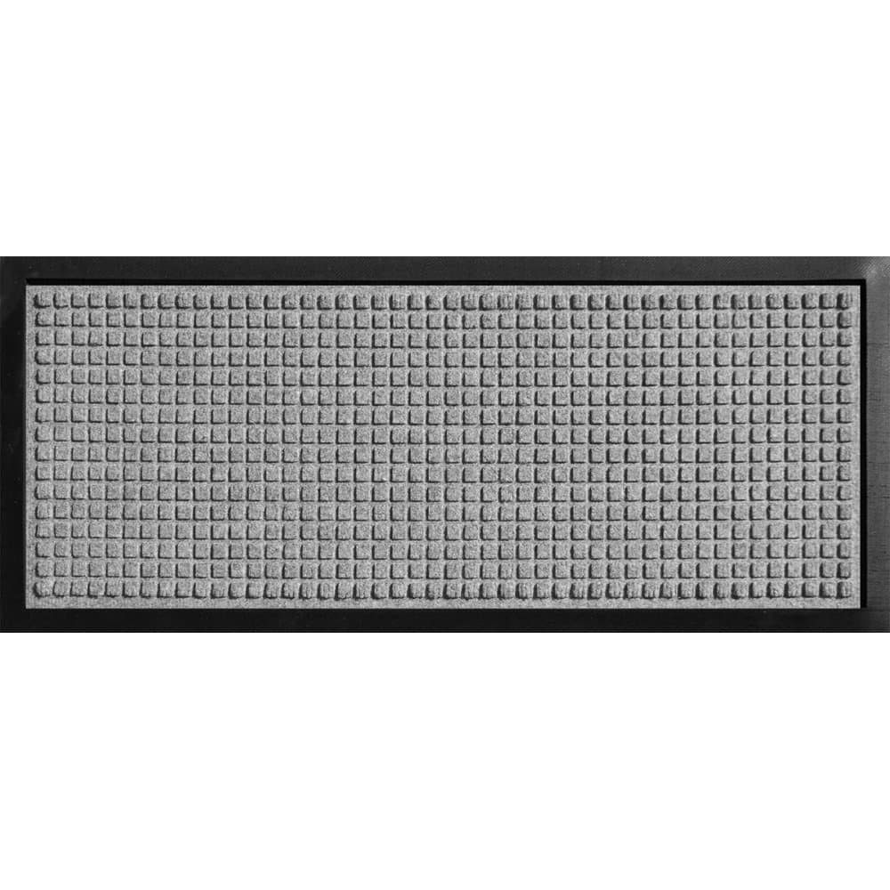 Hudson Exchange 4012 Classic Boot Tray Mat, 34" L x 15" W, 3/8" Thick, Medium Gray