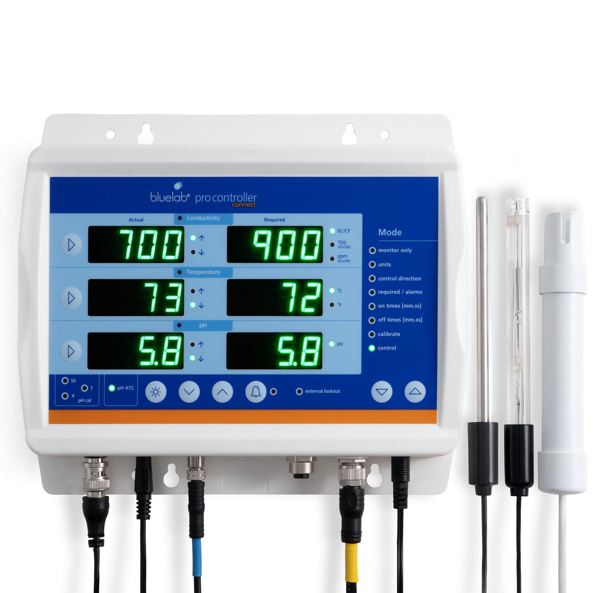 Bluelab CONTPRO Pro Controller for Fully Automated 24/7 Digital Monitor, Dosing, and Data Logging of Hydroponics Reservoir (Base Only, No Pump), in...