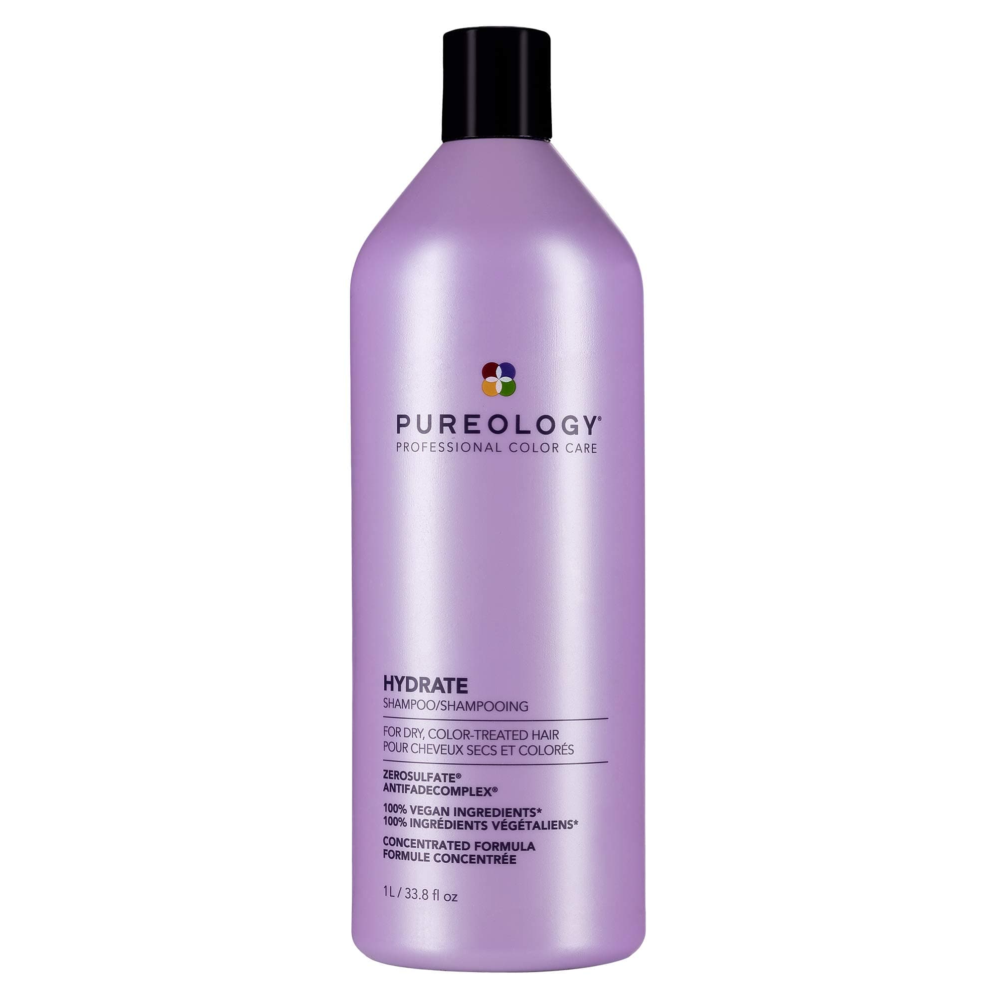 Pureology Hydrate Shampoo | For Dry, Color-Treated Hair | Hydrates & Strengthens Hair | Sulfate-Free | Vegan