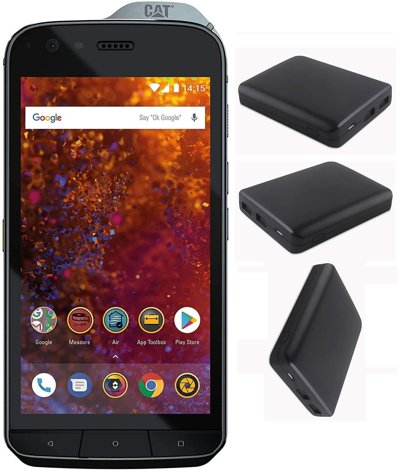 CAT S61 Unlocked Smartphone with 10,000 mAh Power Bank