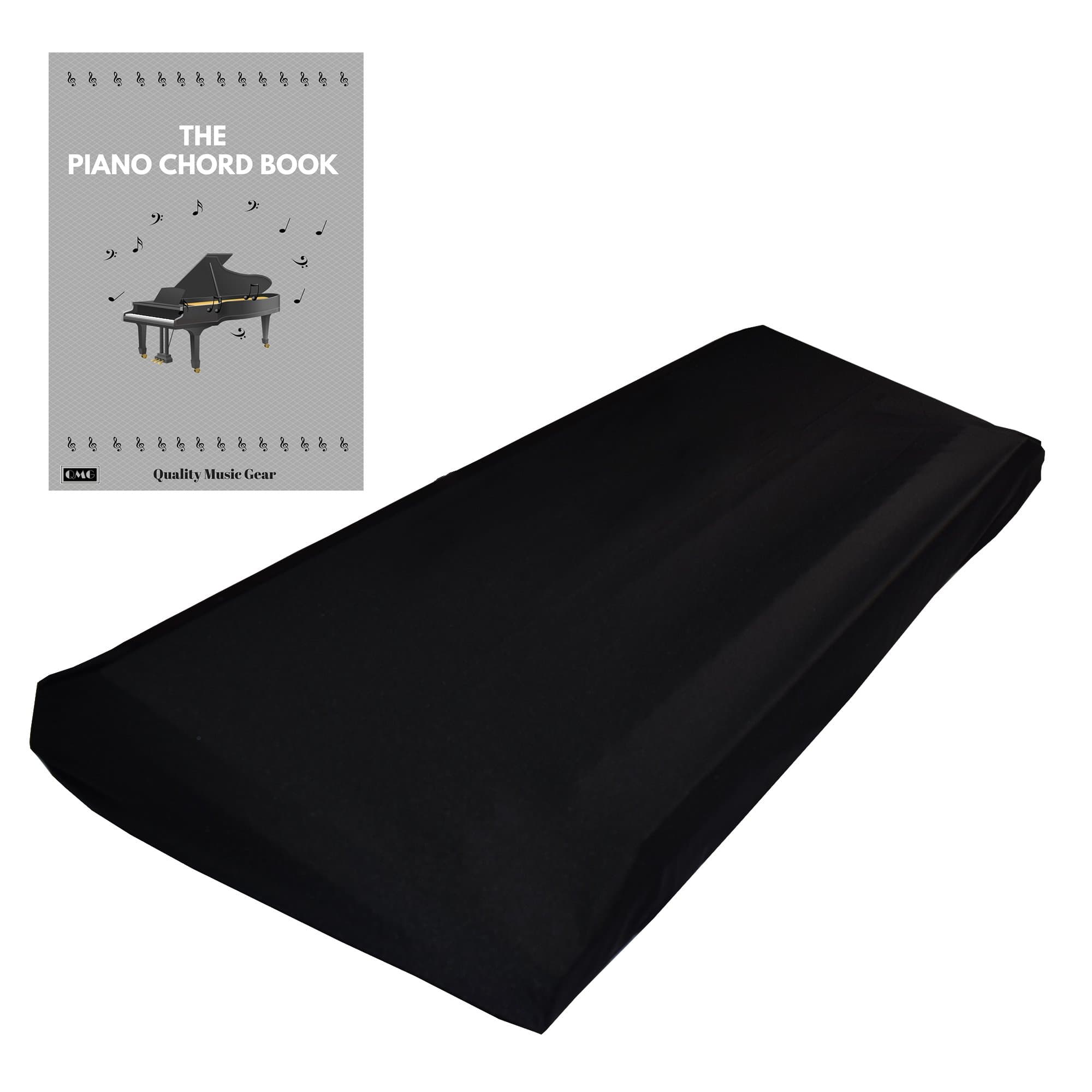 QMG Stretchable Keyboard Dust Cover for 61 & 76 Key-keyboard: Best for all Digital Pianos & Consoles – Adjustable Elastic Cord; Machine Washable – ...