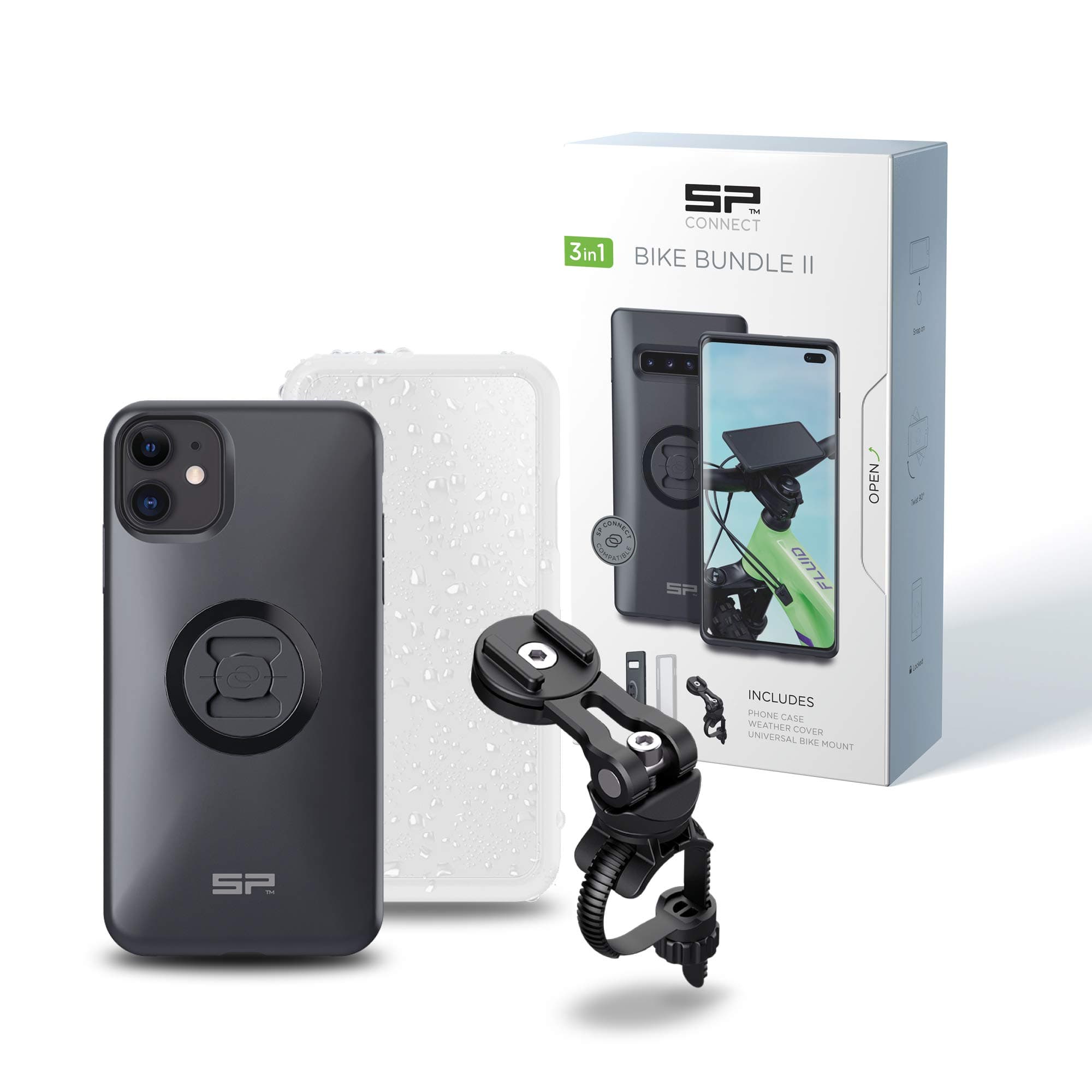 SP Connect Bike Phone Holder | Premium Mobile Phone Holder for MTB Cycling | Electric Bicycle Cell-Phone Holders Smartphone iPhone Samsung | Mounta...
