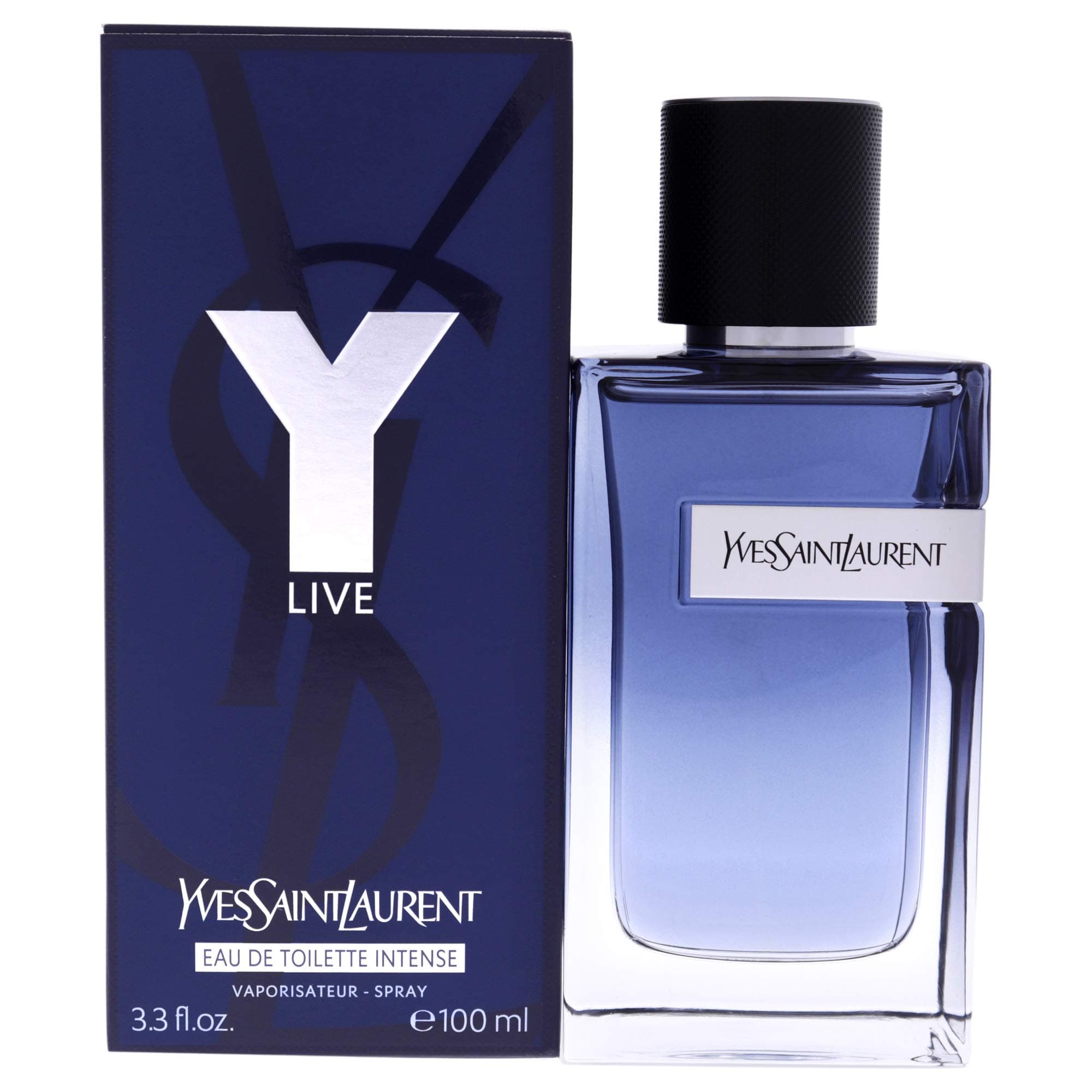 Yves Saint Laurent Y Live Intense Men EDT Spray, 3.3 Fl Oz (Pack of 1)