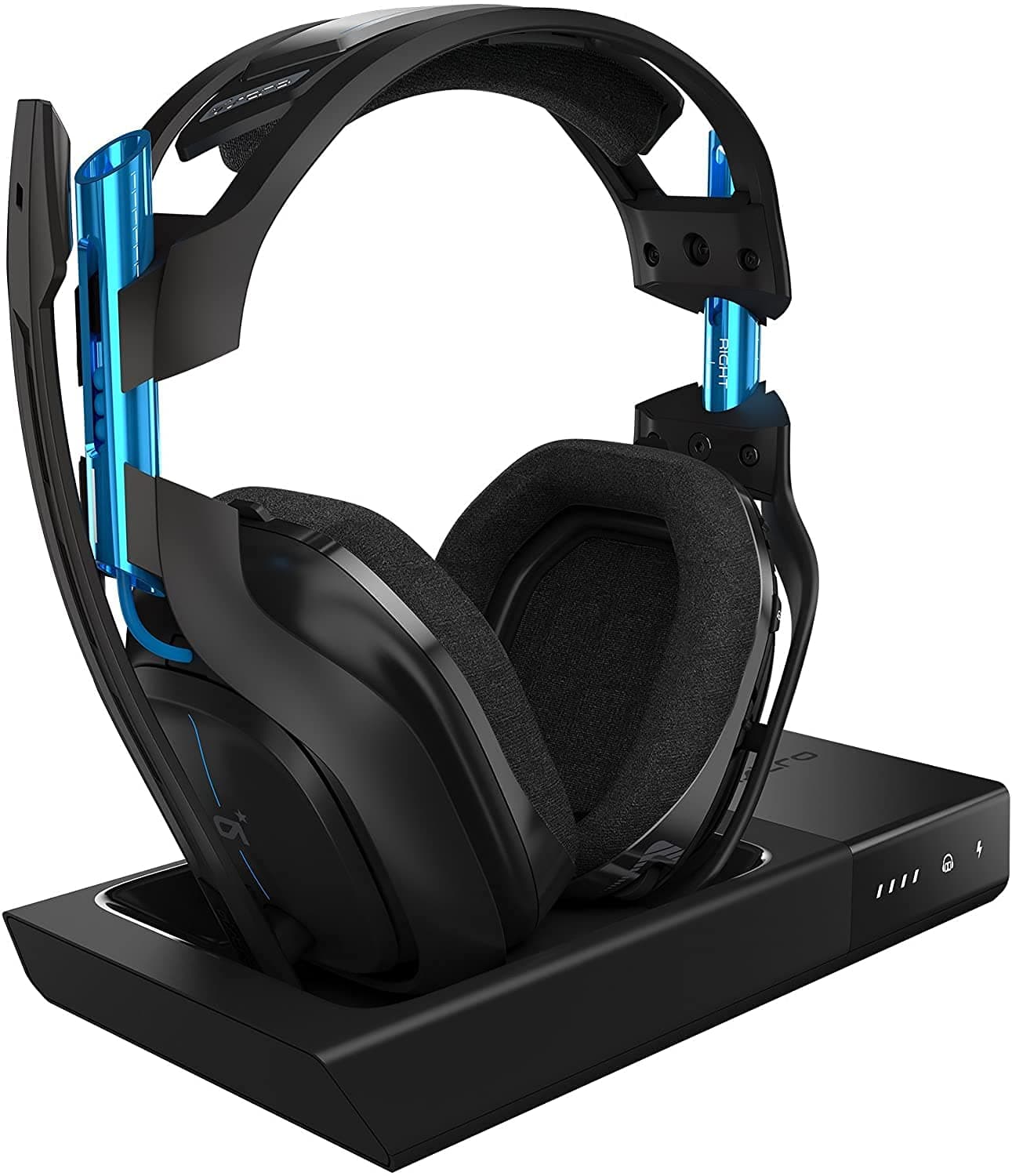 Astro Gaming A50 Wireless Dolby Gaming Headset - Black/Blue - PlayStation 4 + PlayStation 5 + PC (Gen 3) (Renewed)