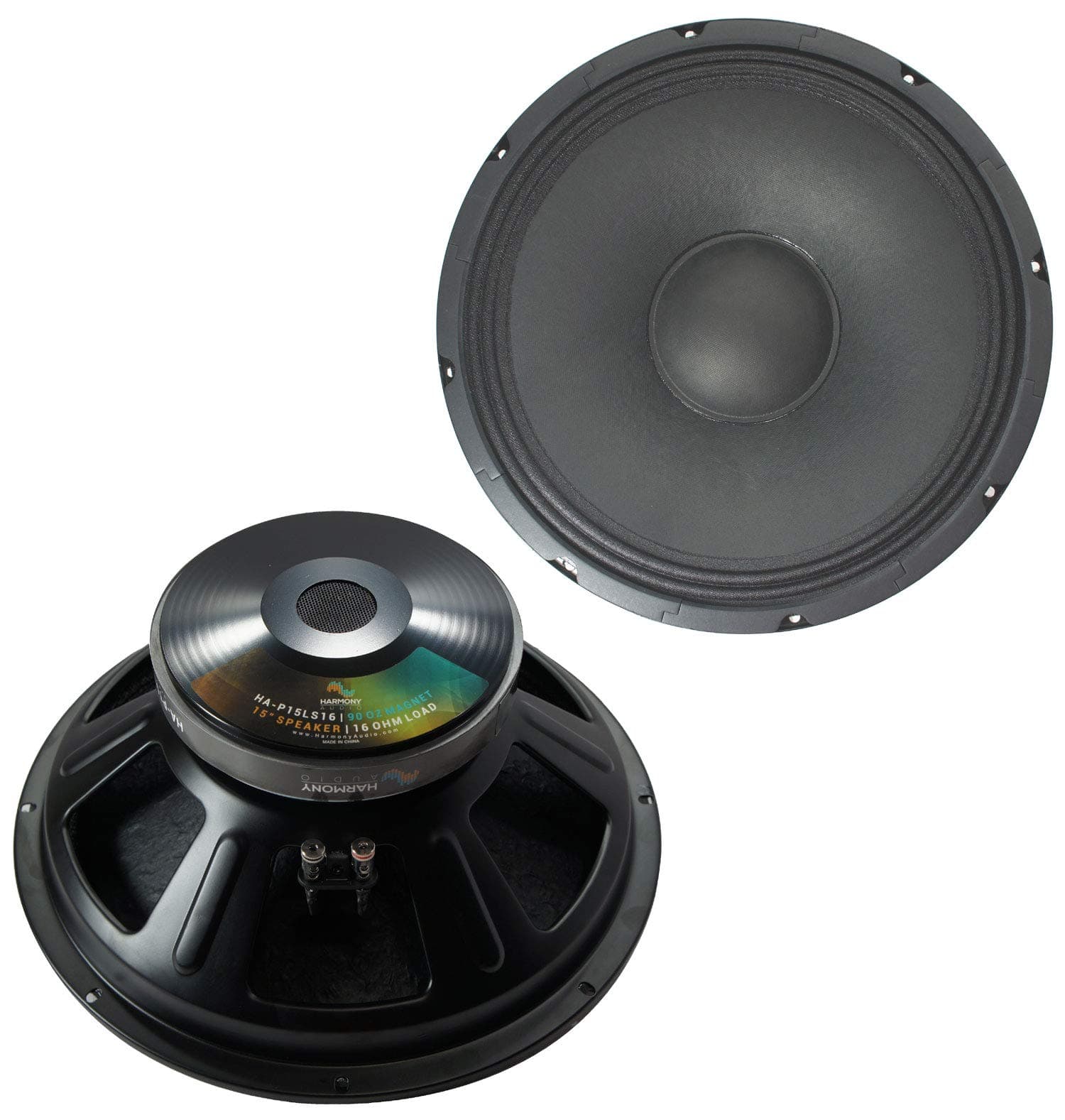 2x Harmony HA-P15LS16 Replacement 15" Pro PA 1000W Subwoofer - Speaker 16 Ohm