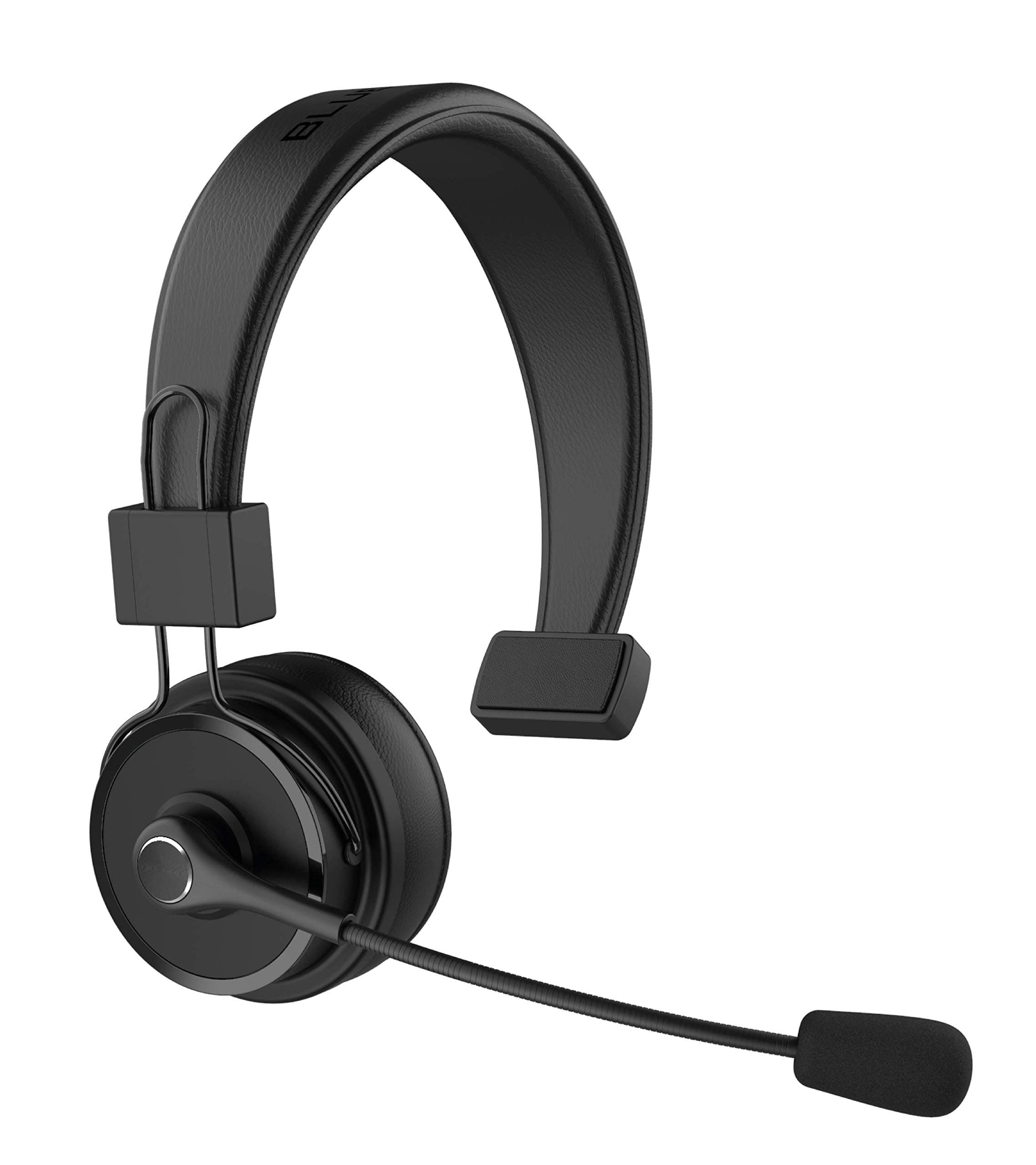 Blue Tiger Elite Ultra Wireless Bluetooth Headset – Truckers’ Professional Headset - Noise Cancellation Bluetooth 5.0 Head Set – 60 Hours Talk Time...