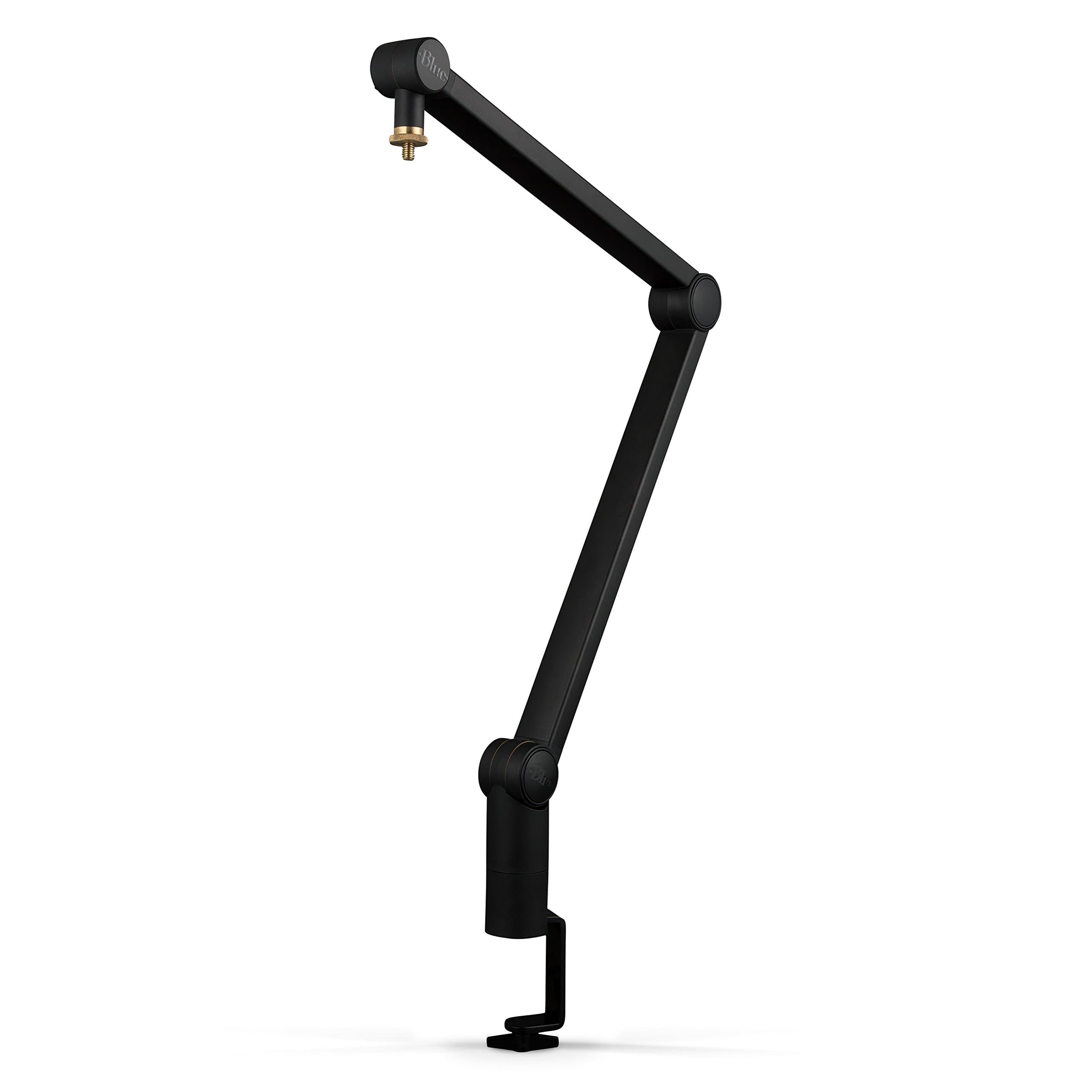 Blue Microphones Compass Premium Tube-Style Microphone Broadcast Boom Arm With Internal Springs, Desktop Clamp and Built-in Cable Management For Re...
