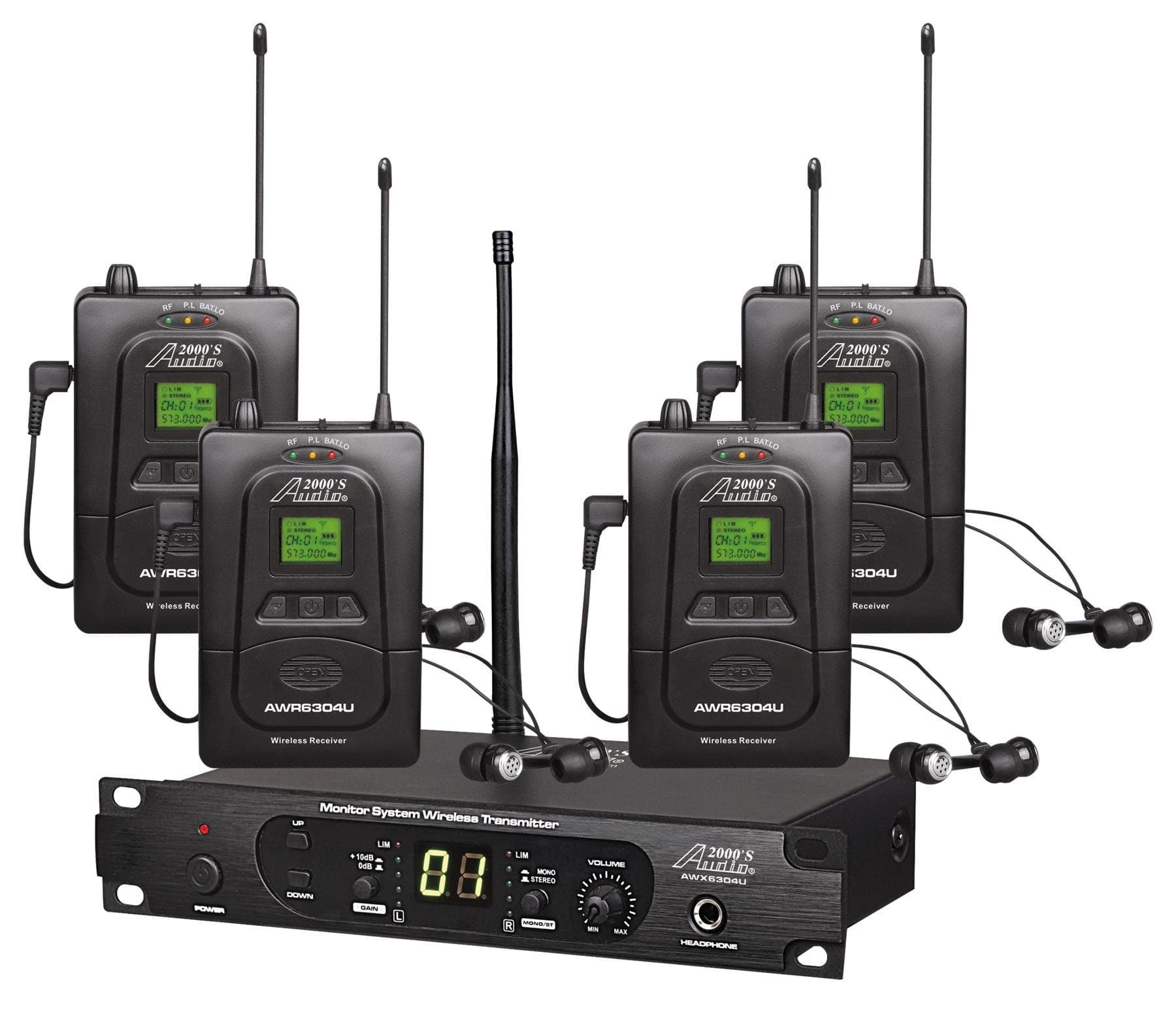 Audio2000'S In- Ear Audio Monitor System (AWM6306U)