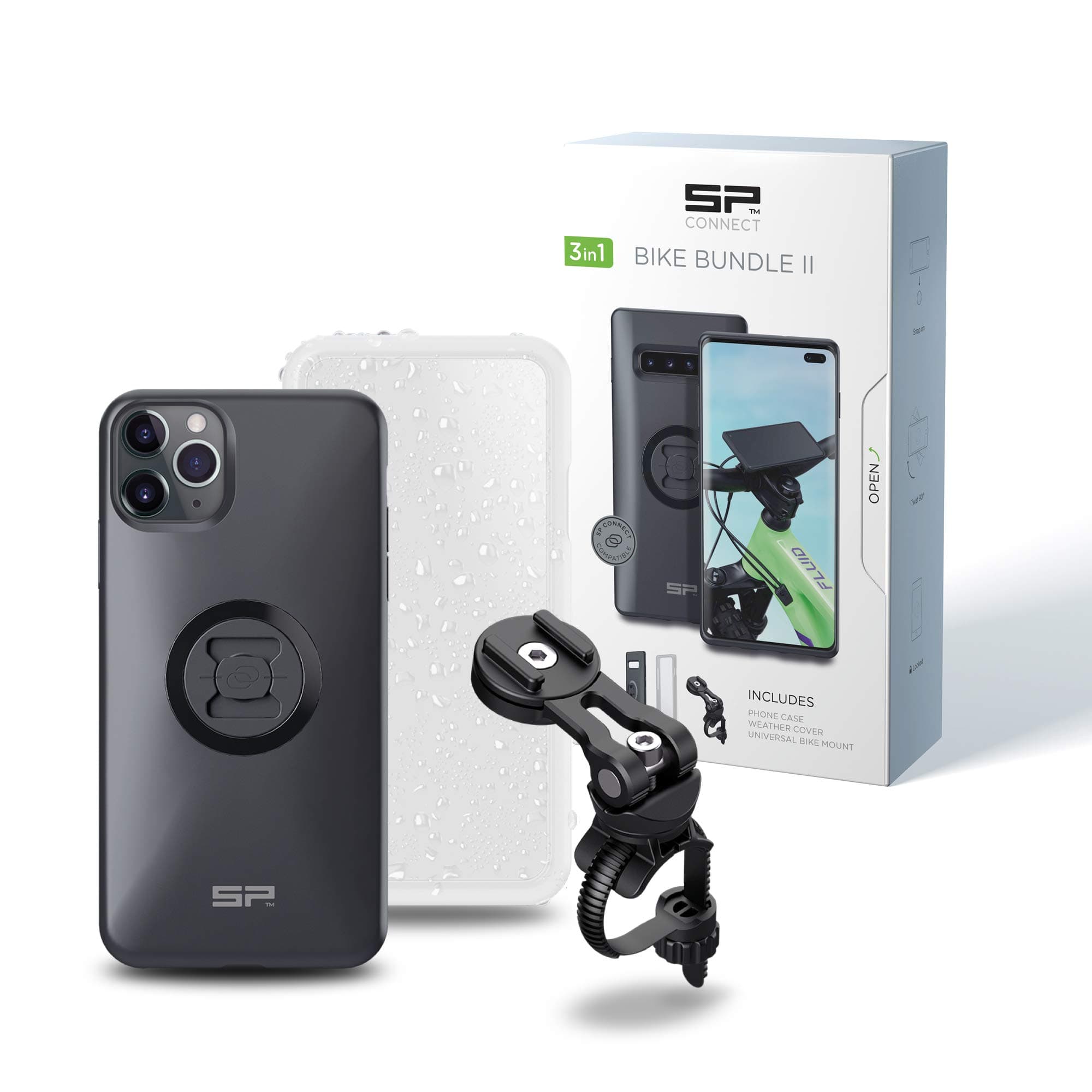 SP Connect Bike Phone Holder | Premium Mobile Phone Holder for MTB Cycling | Electric Bicycle Cell-Phone Holders Smartphone iPhone Samsung | Mounta...