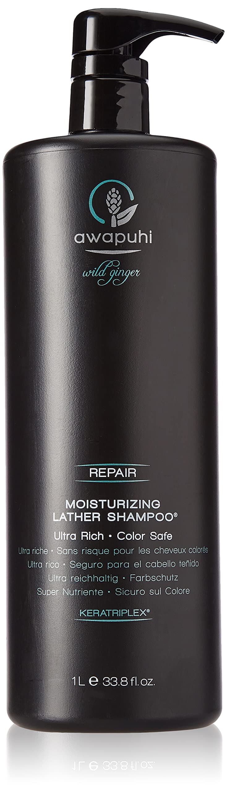 Paul Mitchell Awapuhi Wild Ginger Moisturizing Lather Shampoo, Ultra Rich, Color-Safe Formula, For Dry, Damaged + Color-Treated Hair