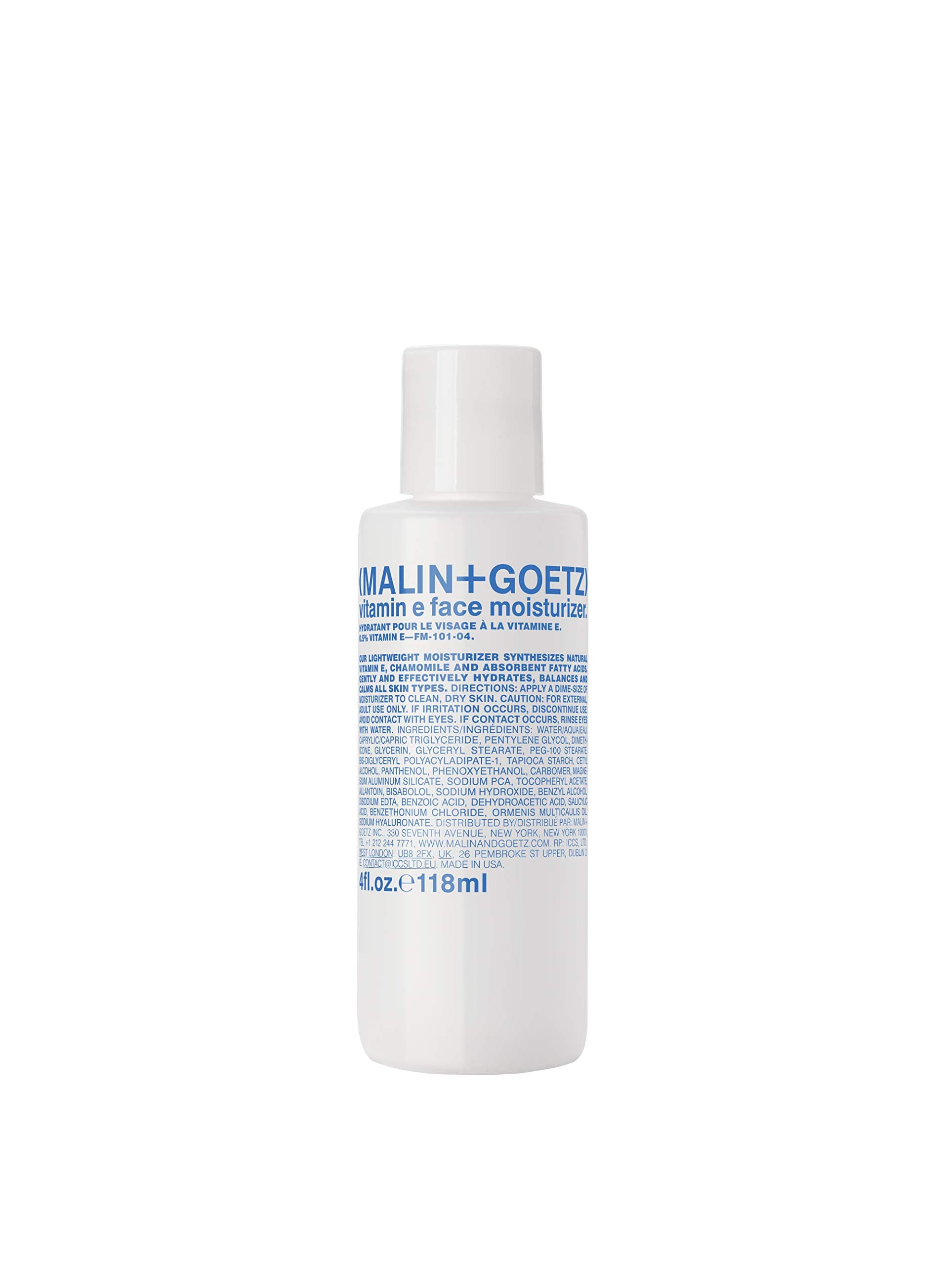 Malin + Goetz Vitamin E Face Moisturizer – hydrating, balancing, nourishing, face lotion for dry sensitive skin. multi-taksing, after shave, makeup...