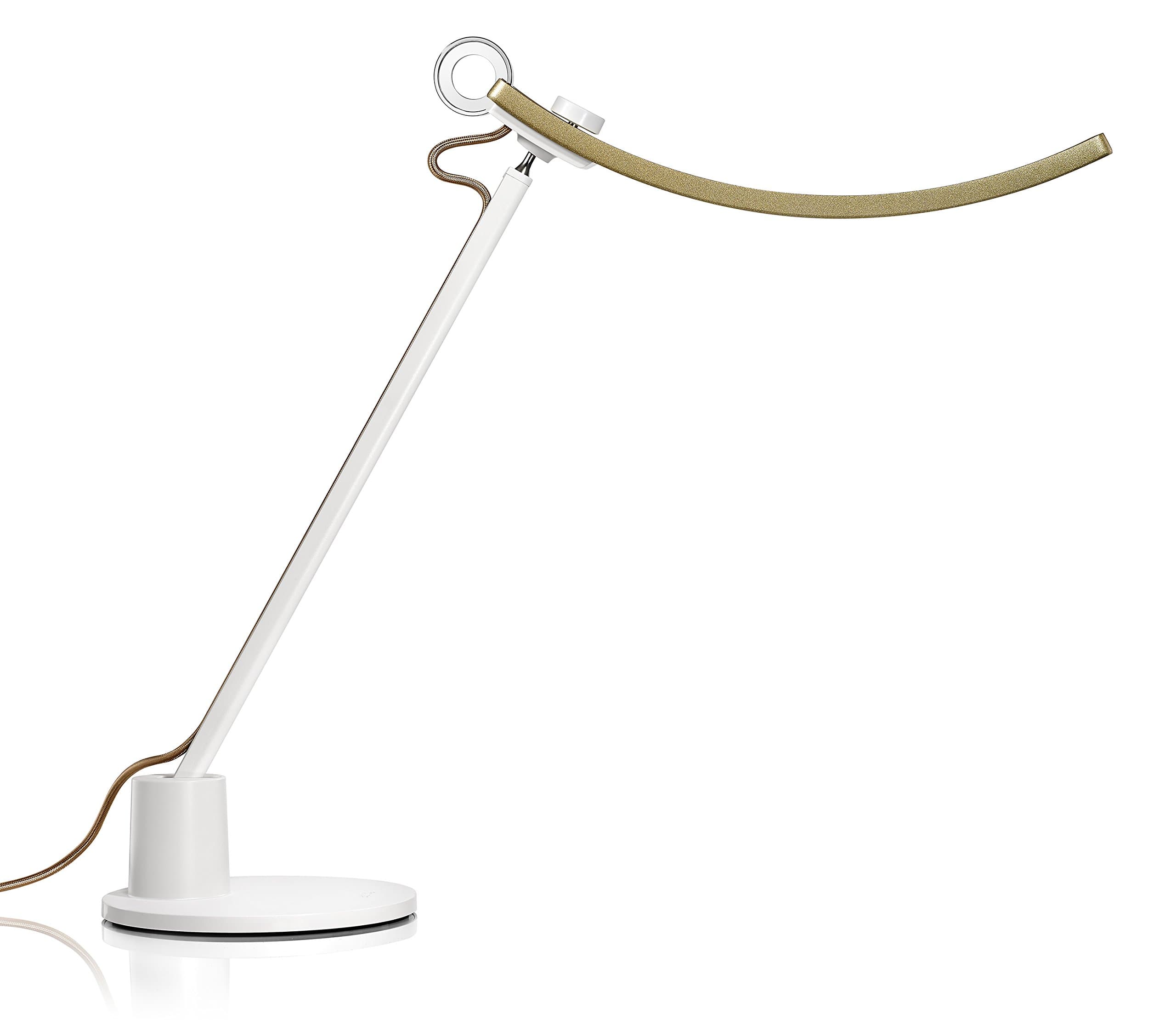 BenQ Gold Genie E-Reading LED World's First Desk Lamp for Monitors-Eye Care, Modern, Ergonomic, Dimmable, Warm/Cool White-Perfect for Designers...