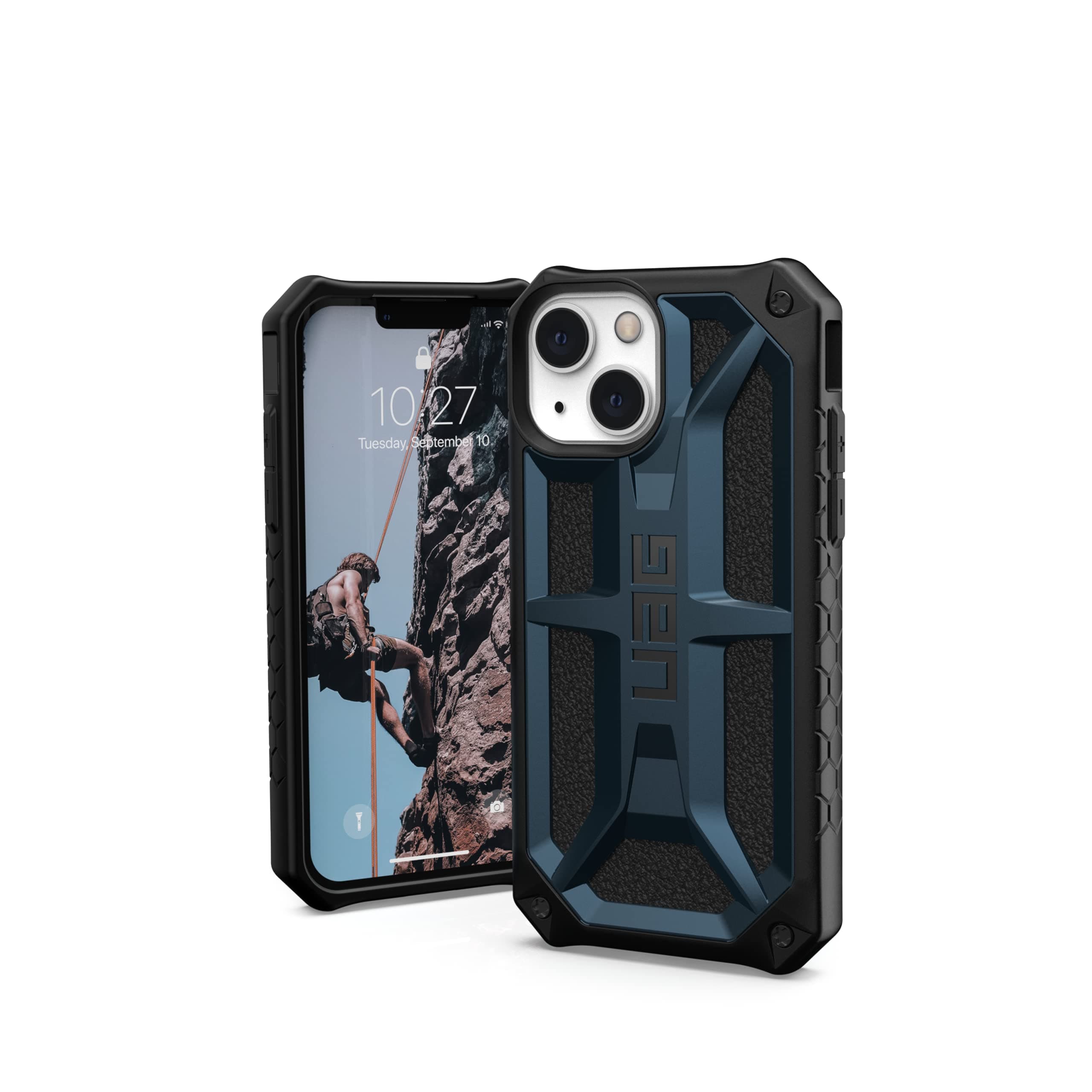 URBAN ARMOR GEAR UAG Designed for iPhone 13 Mini Case Blue Mallard Rugged Lightweight Slim Shockproof Premium Monarch Protective Cover, [5.4 inch S...