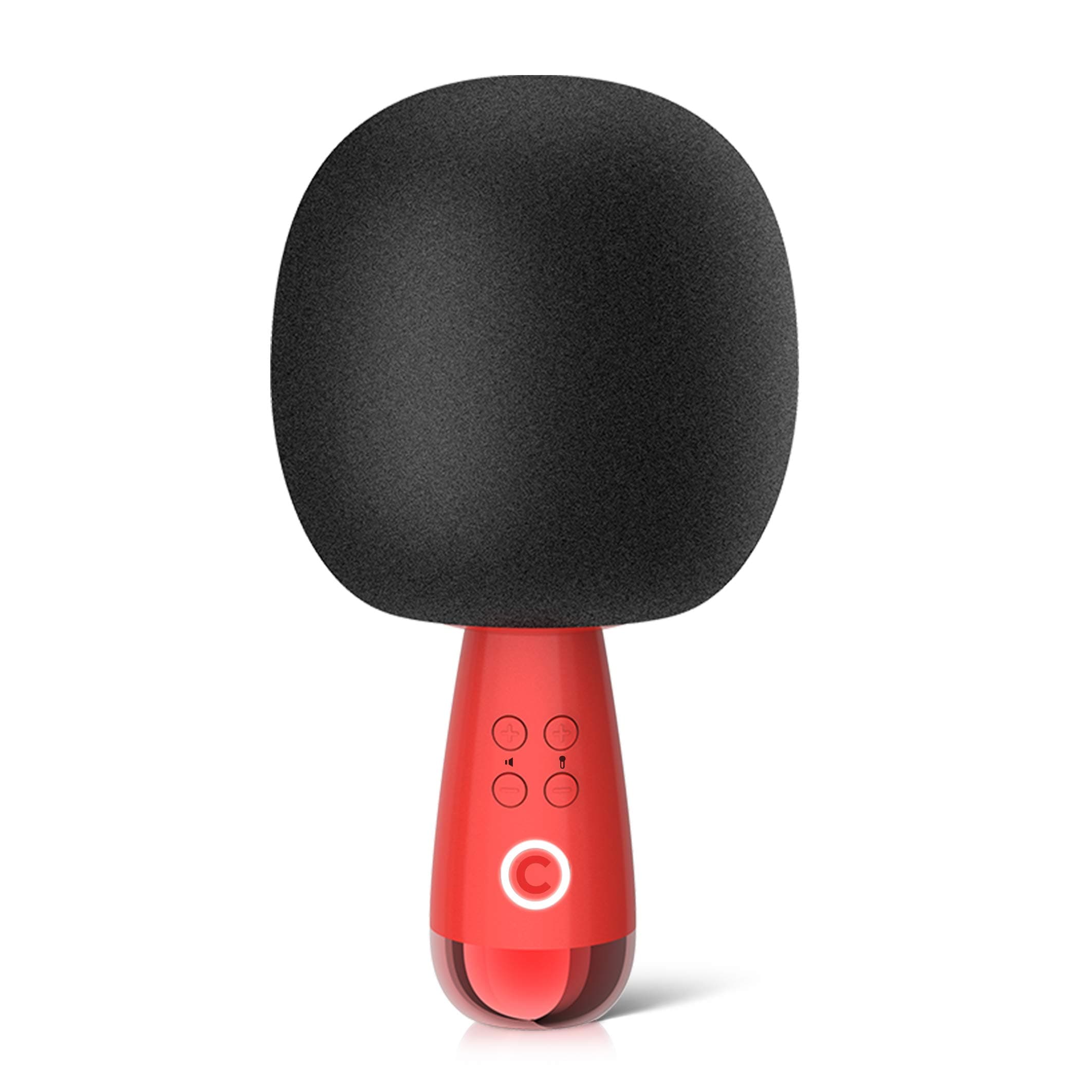 CALF Karaoke Microphone Wireless Bluetooth Changba Microphones Portable Mini Adults Kids Toys Handheld Mic Speaker Singing Home KTV Party Indoor El...