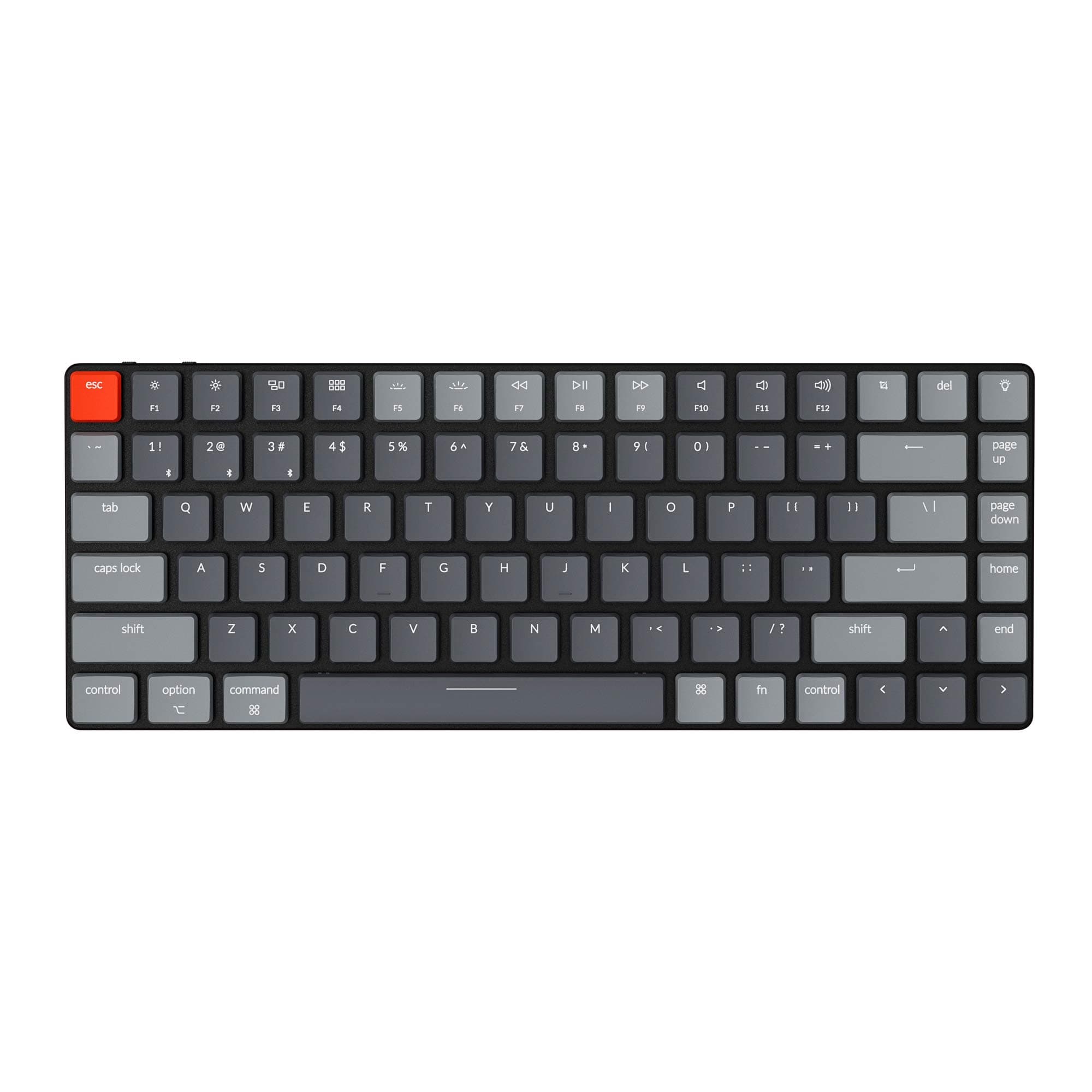 Keychron K3 Ultra-Slim 75% Layout Wireless Wired Mechanical Keyboard, Compact 84 Keys RGB LED Backlit for Mac Windows, Low Profile Gateron G Pro Bl...