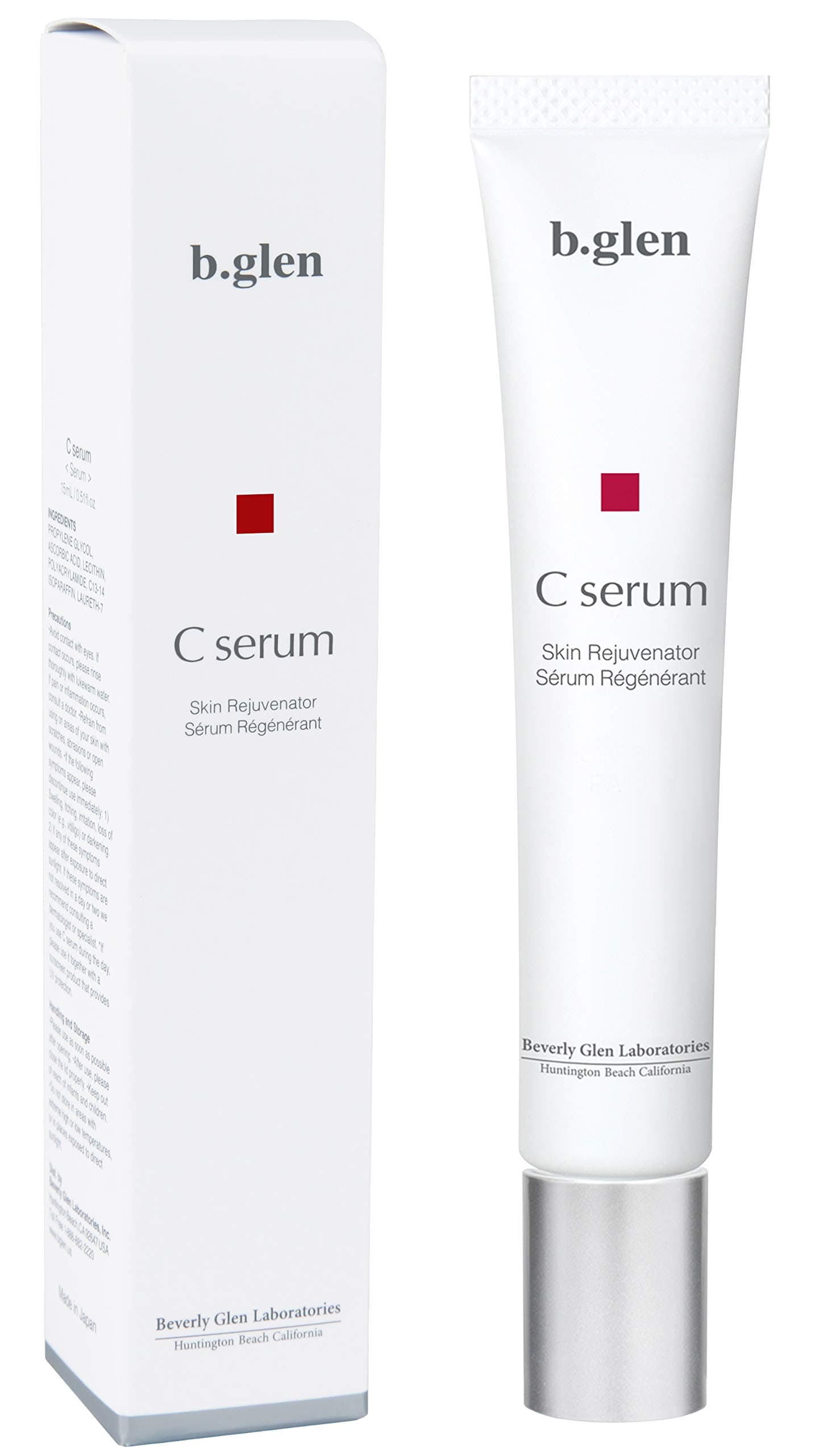 b.glen Pure Vitamin C Serum | Multi-Functional Serum with Ascorbic Acid from Japan. Minimizes Pore Size, Brighter Skin, Anti-Wrinkles, Fade Acne sc...