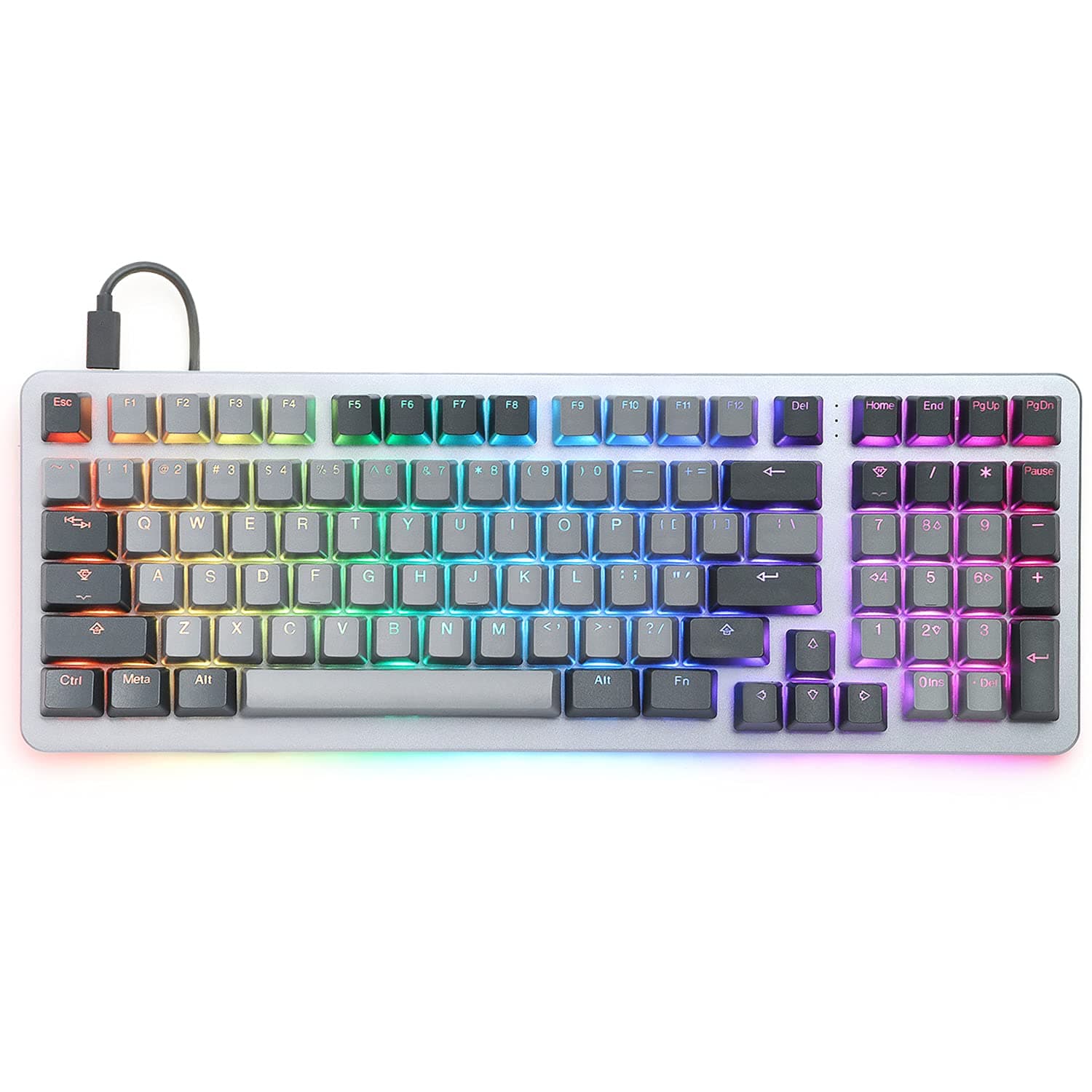 Drop Shift Mechanical Gaming Keyboard — Full-Size 1800 Layout (99 Key), Hotswap Switches, Programmable, Backlit RGB, USB-C, Doubleshot PBT Keycaps,...