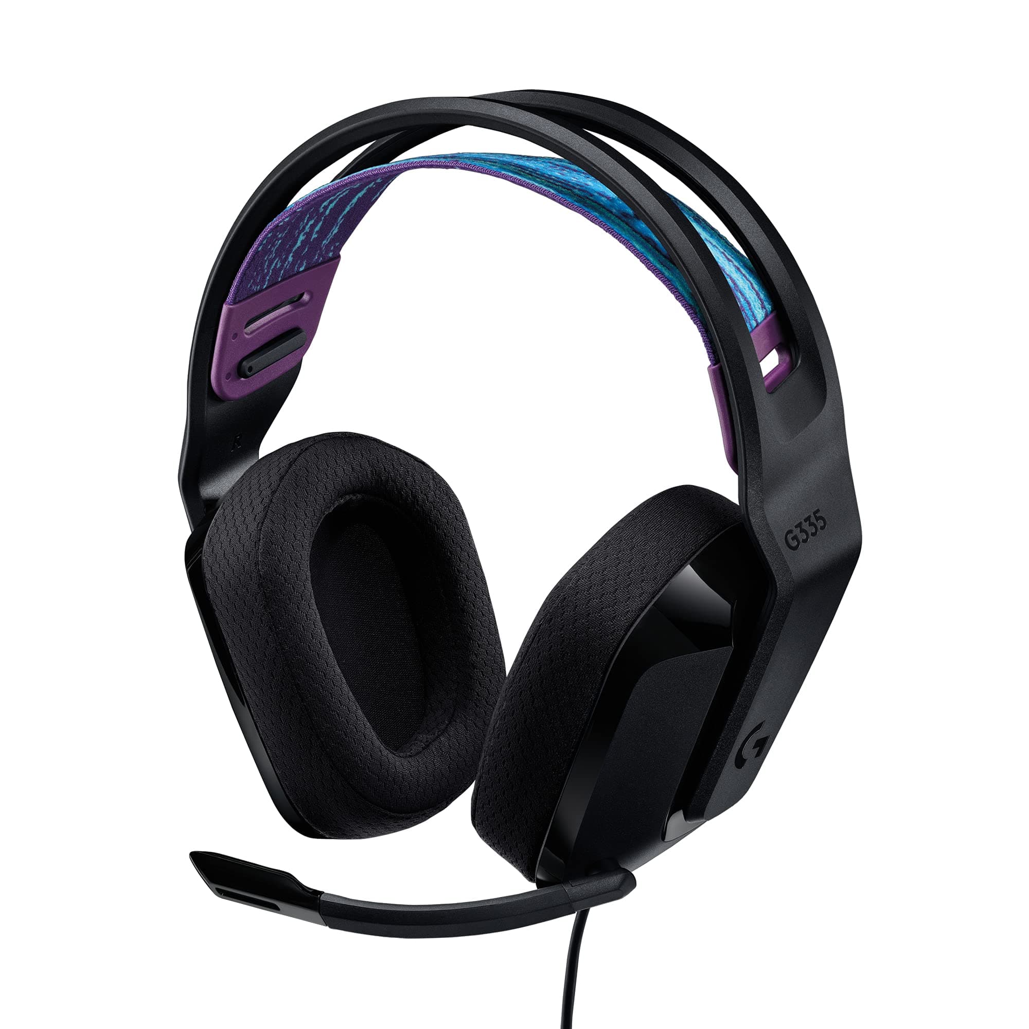 Logitech G335 Wired Gaming Headset, with Flip to Mute Microphone, 3.5mm Audio Jack, Memory Foam Earpads, Lightweight, Compatible with PC, Playstati...