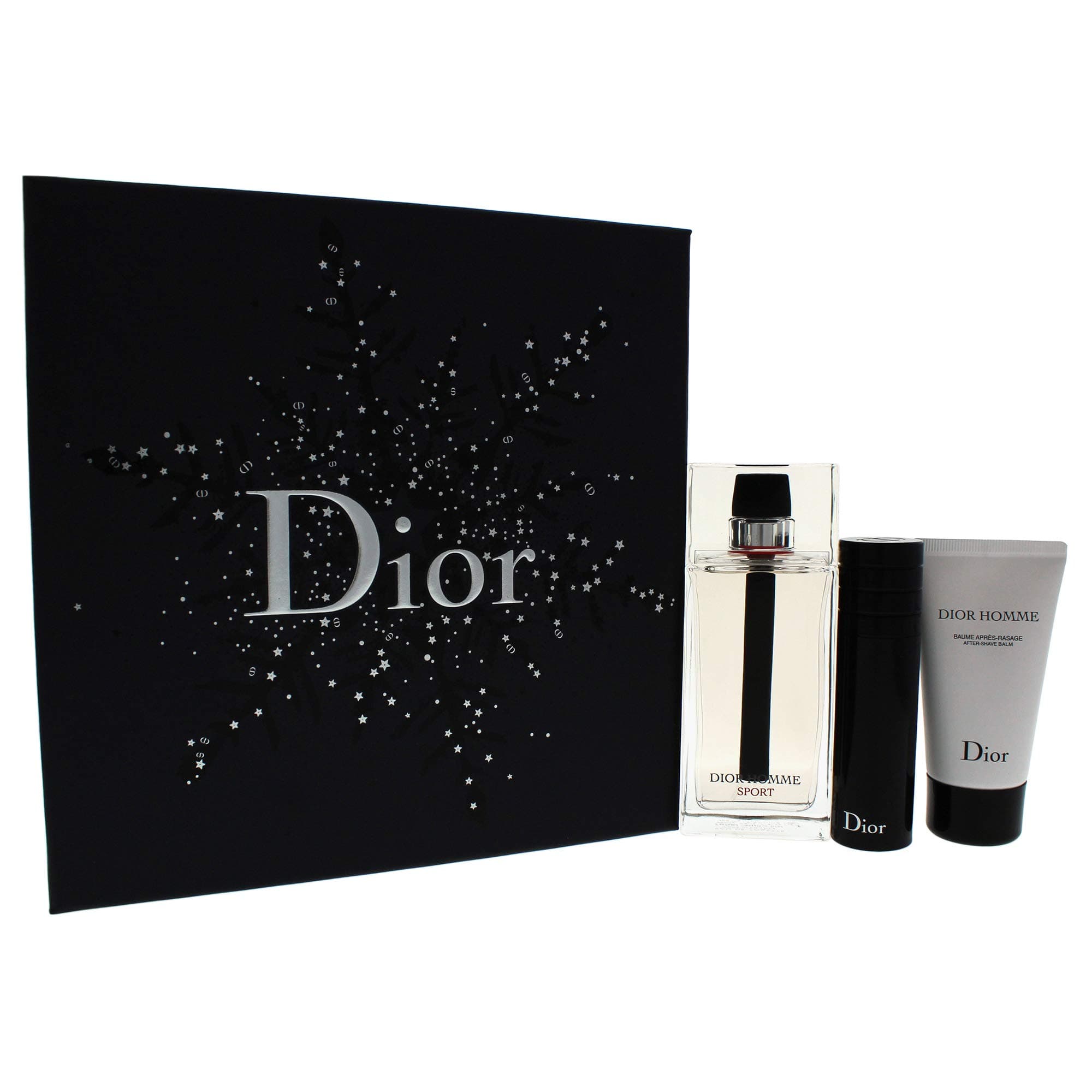 Christian Dior Homme Sport 3 Peice Gift Set Edt Spray for Men, After Shave Balm, 3 Count