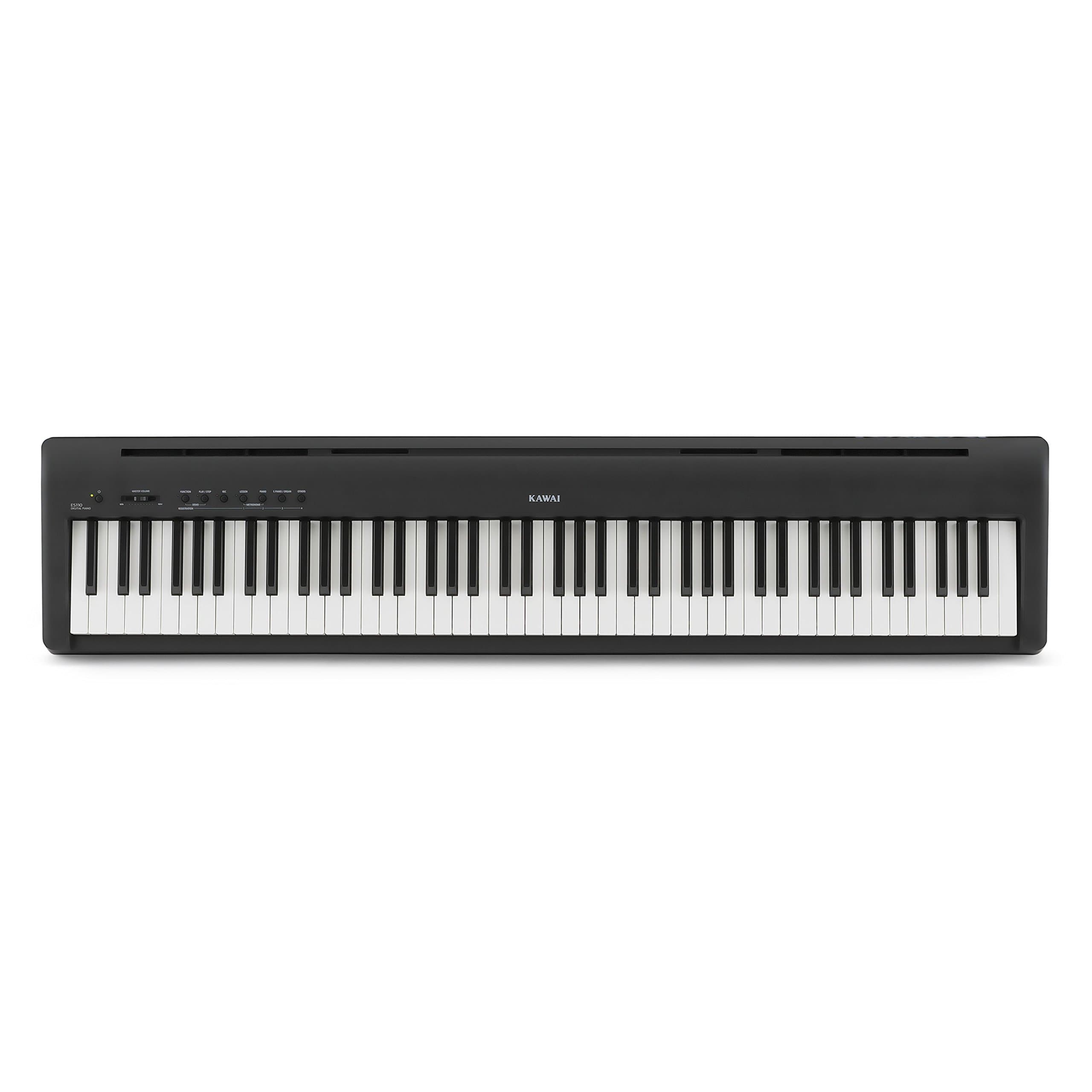 Kawai ES110 88-Key Digital Piano with Speakers - Gloss Black