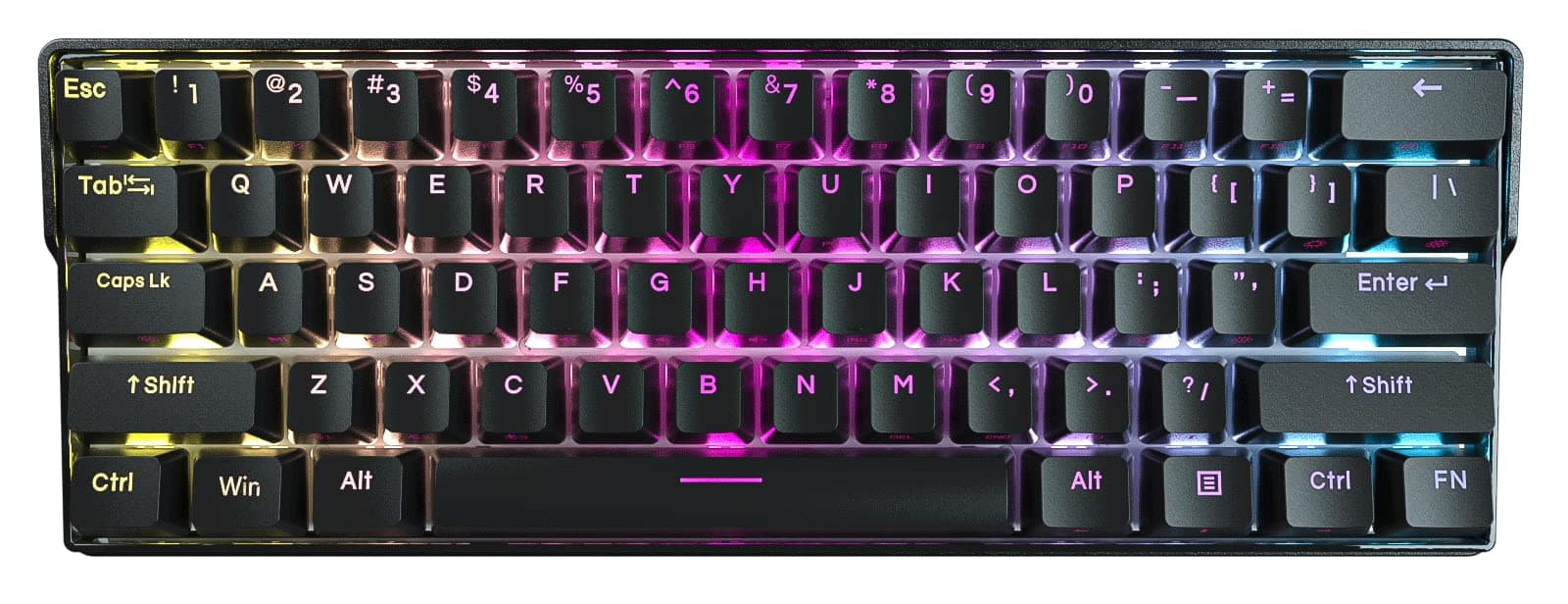 KEMOVE Shadow Wired/Wireless 60% Mechanical Gaming Keyboard,Hot Swappable Keyboard RGB Backlit PBT Keycaps Full Keys Programmable - 3000mAh Battery...