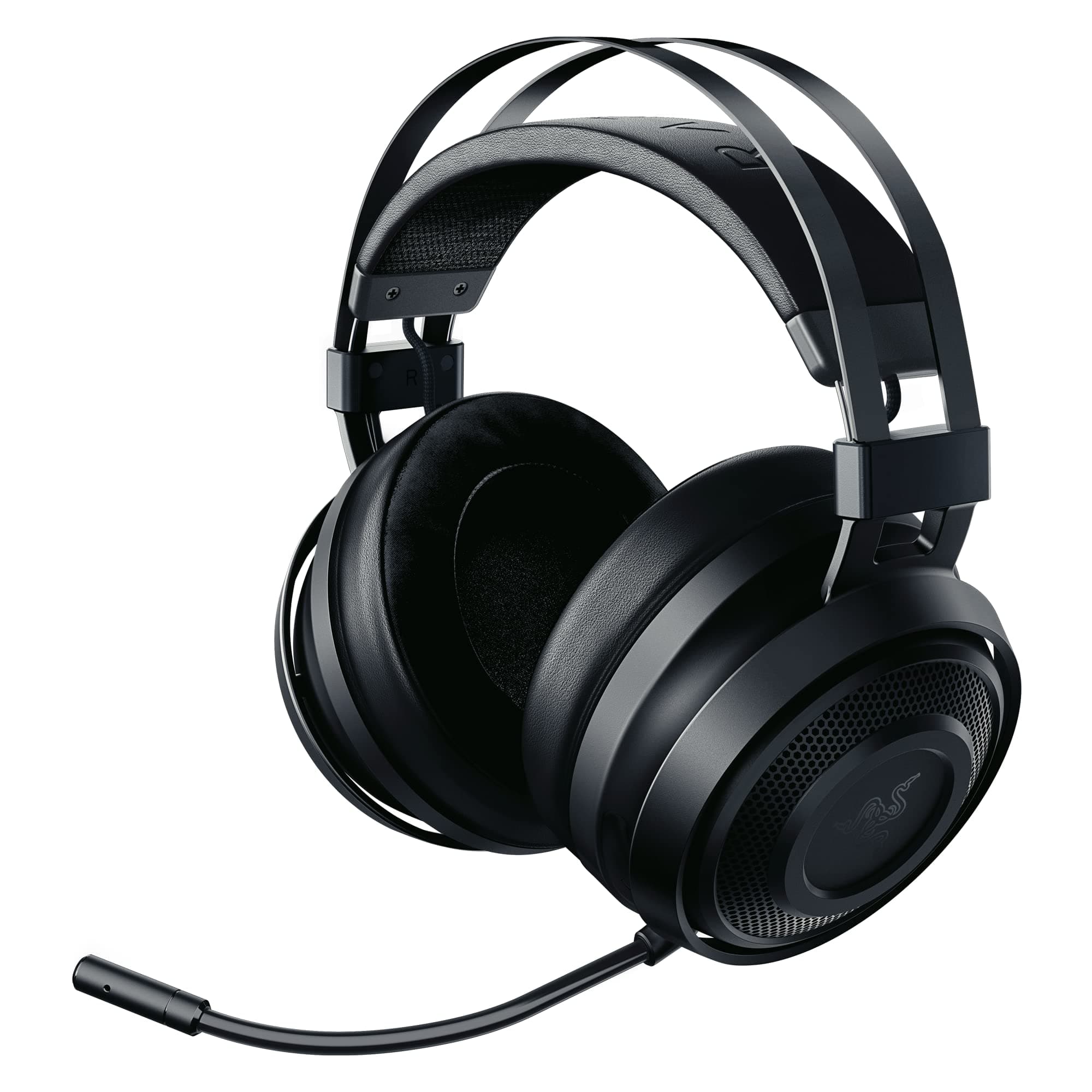 Razer Nari Essential Wireless 7.1 Surround Sound Gaming Headset: THX Spatial Audio - Auto-Adjust Headband & Swivel Cups - Auto-Adjust - Flip Mic - ...