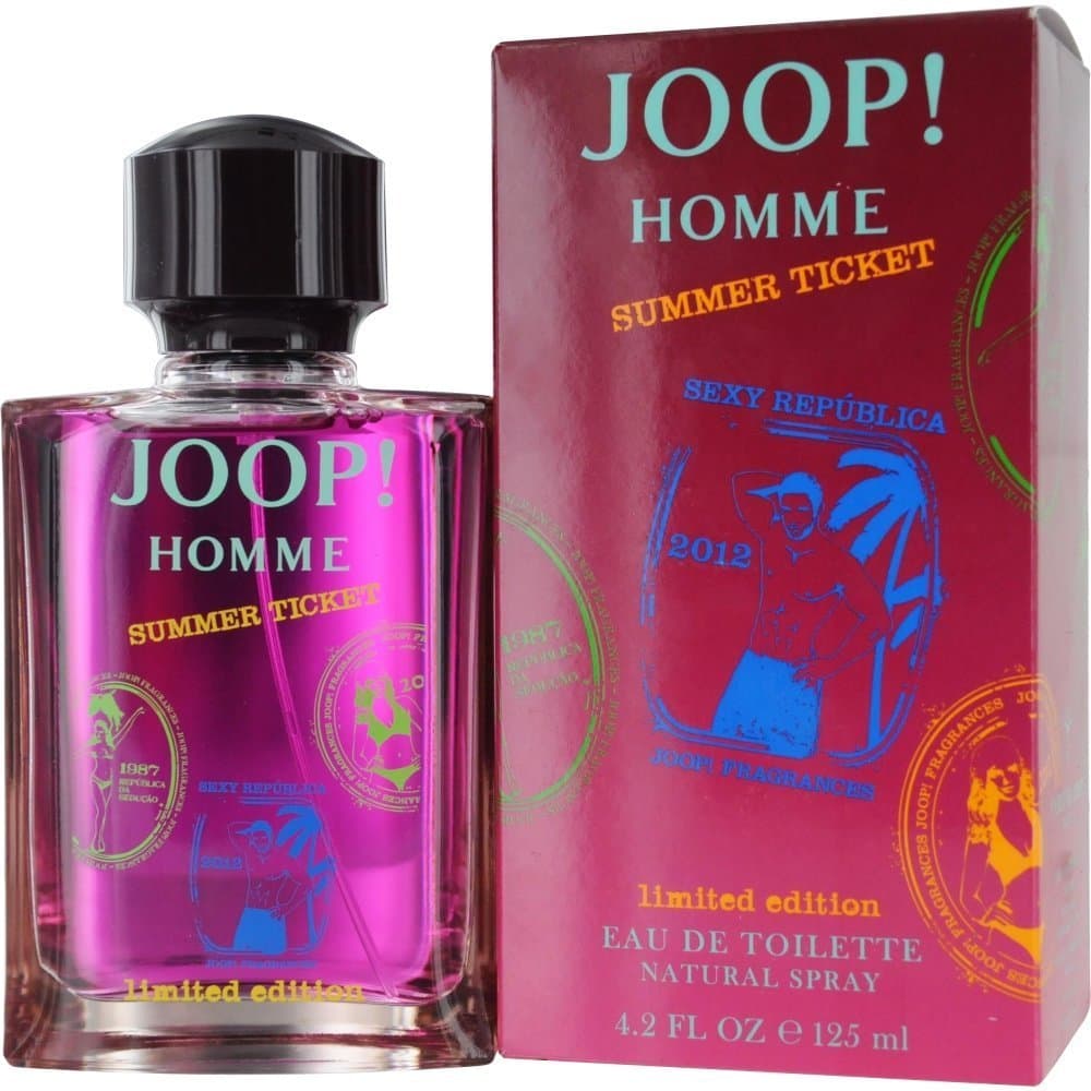 Joop Summer Ticket Eau De Toilette Spray for Men, 4.2 Fluid Ounce