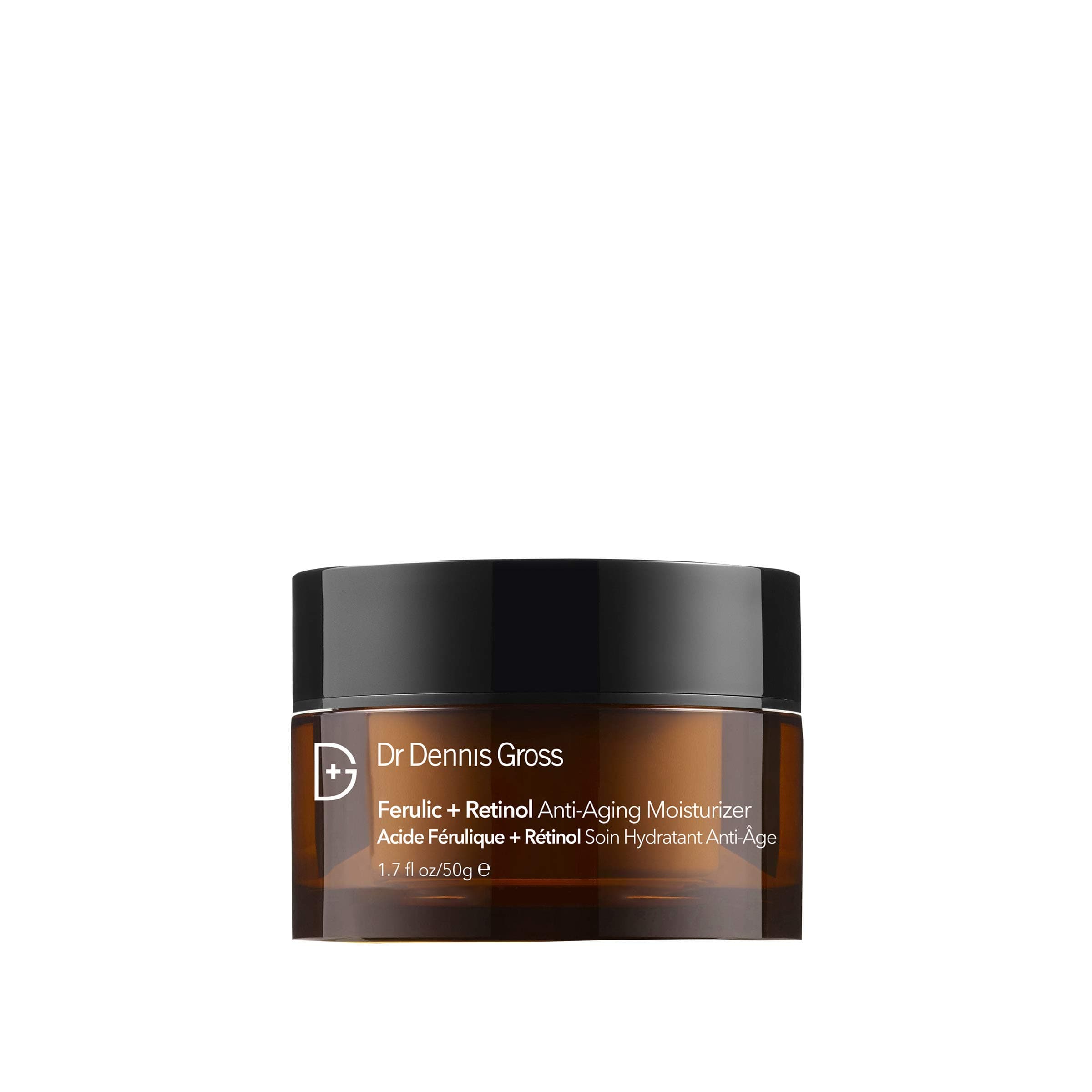 Dr Dennis Gross Ferulic + Retinol Anti-Aging Moisturizer: for Rough and Aging Skin with Lines & Wrinkles, 1.7 oz