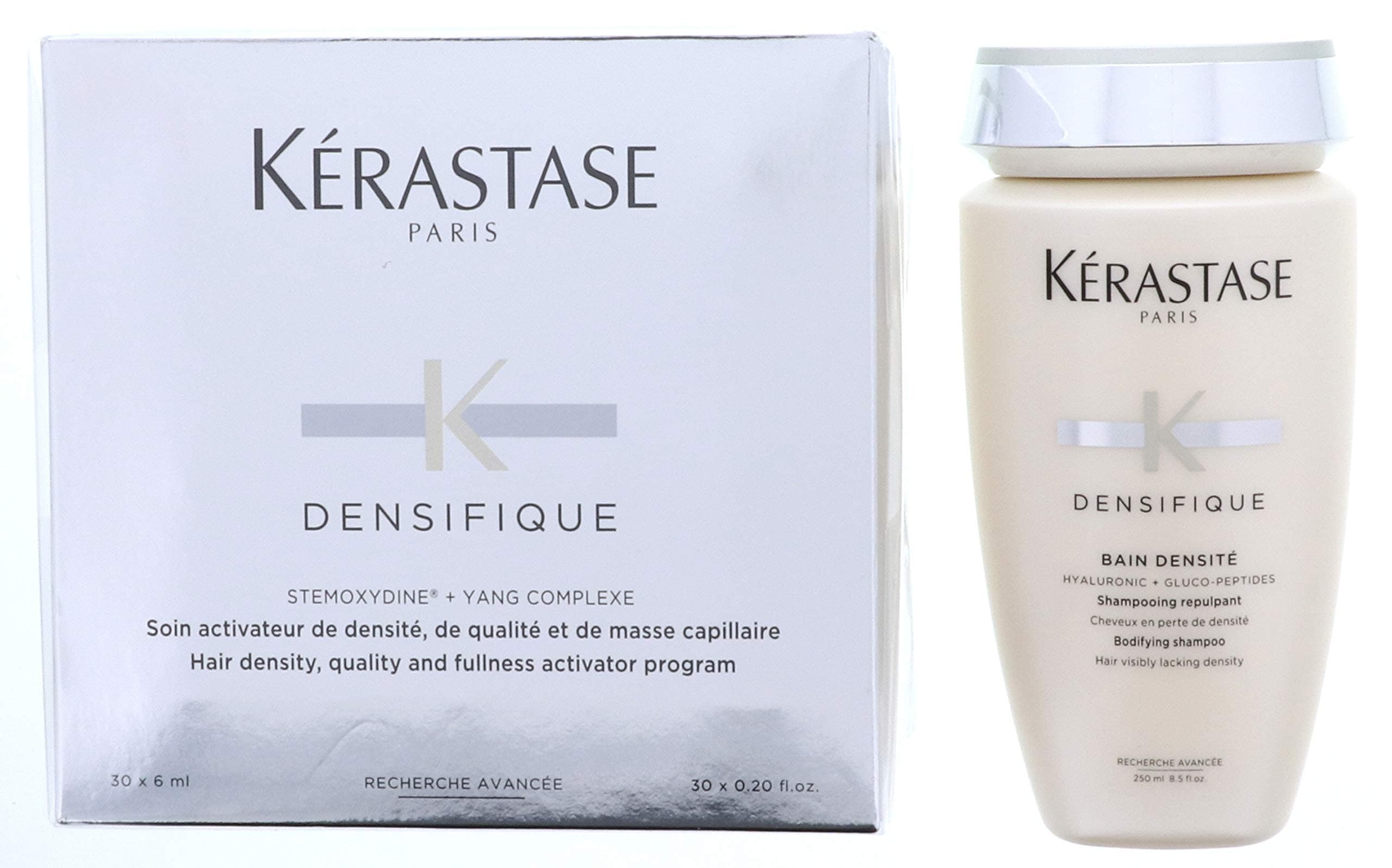 Kerastase Densifique Soin Cuir Chevelu 30 X, 30Count & Bain Densite Bodifying Shampoo 8.5 Ounce, 30Count ()