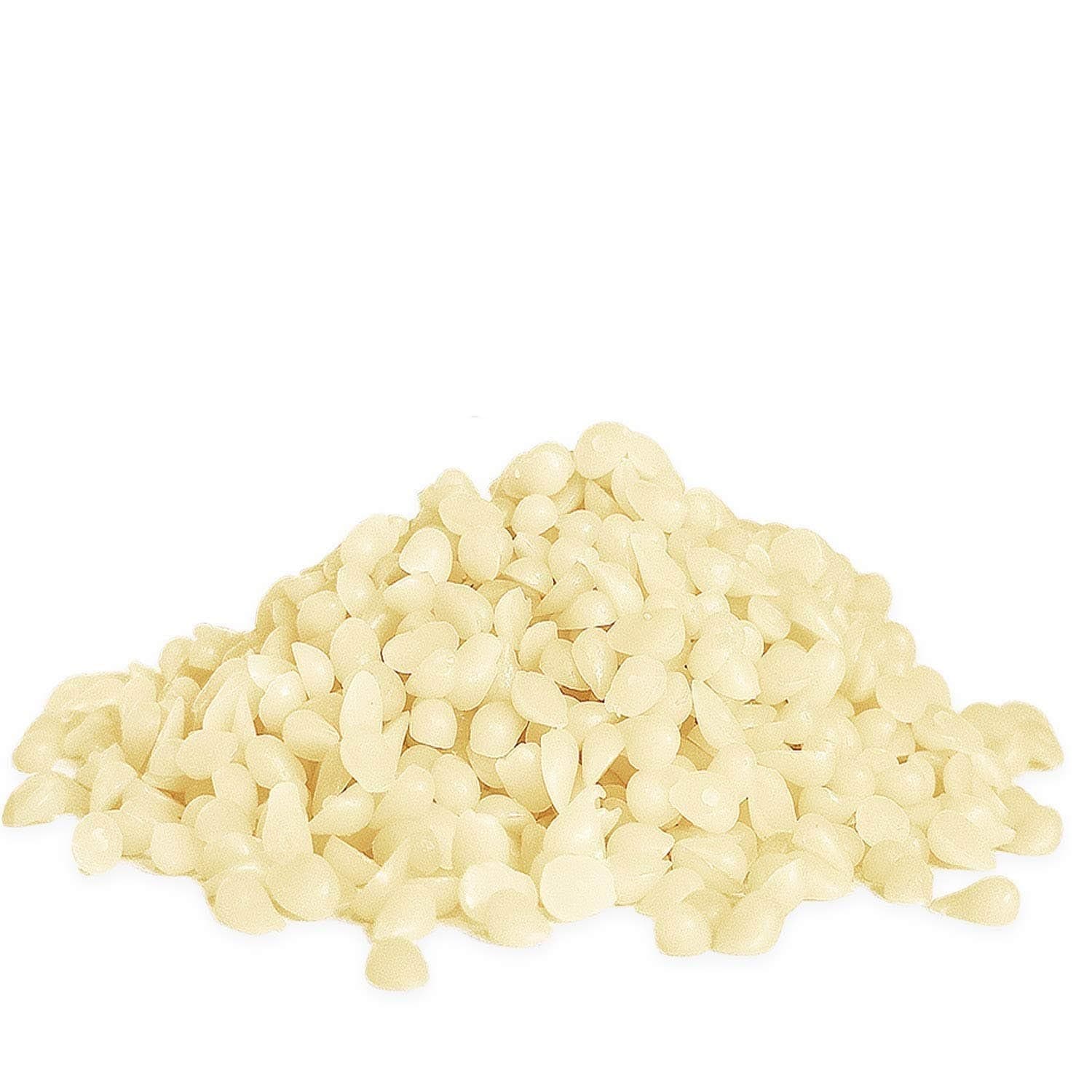 Howemon White Beeswax Pellets 10 lb 100% Pure and Natural Triple Filtered for Skin, Face, Body and Hair Care DIY Creams, Lotions, Lip Balm and Soap...