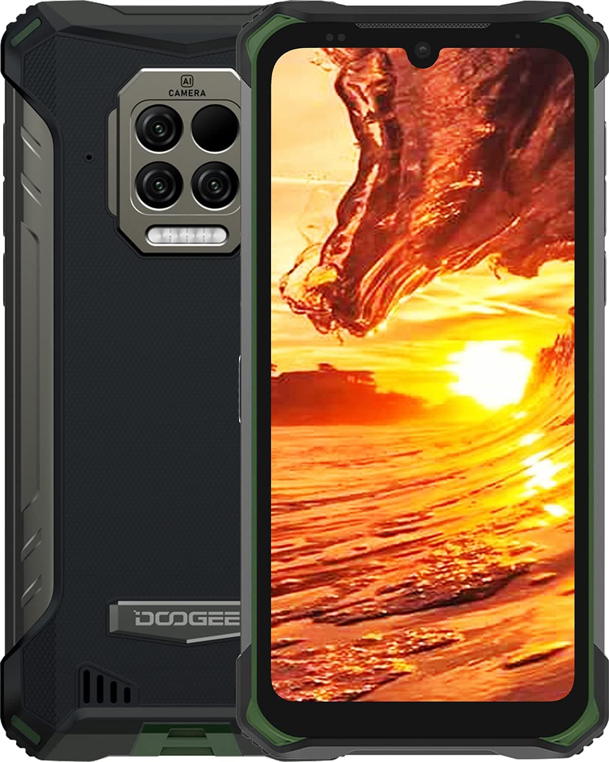 Rugged Smartphone Unlocked, DOOGEE S86 PRO 8GB + 128GB, 8500mAh, 2W Speaker, Infrared Module + 16MP Triple Camera, IP68 Waterproof Cell Phone Unloc...