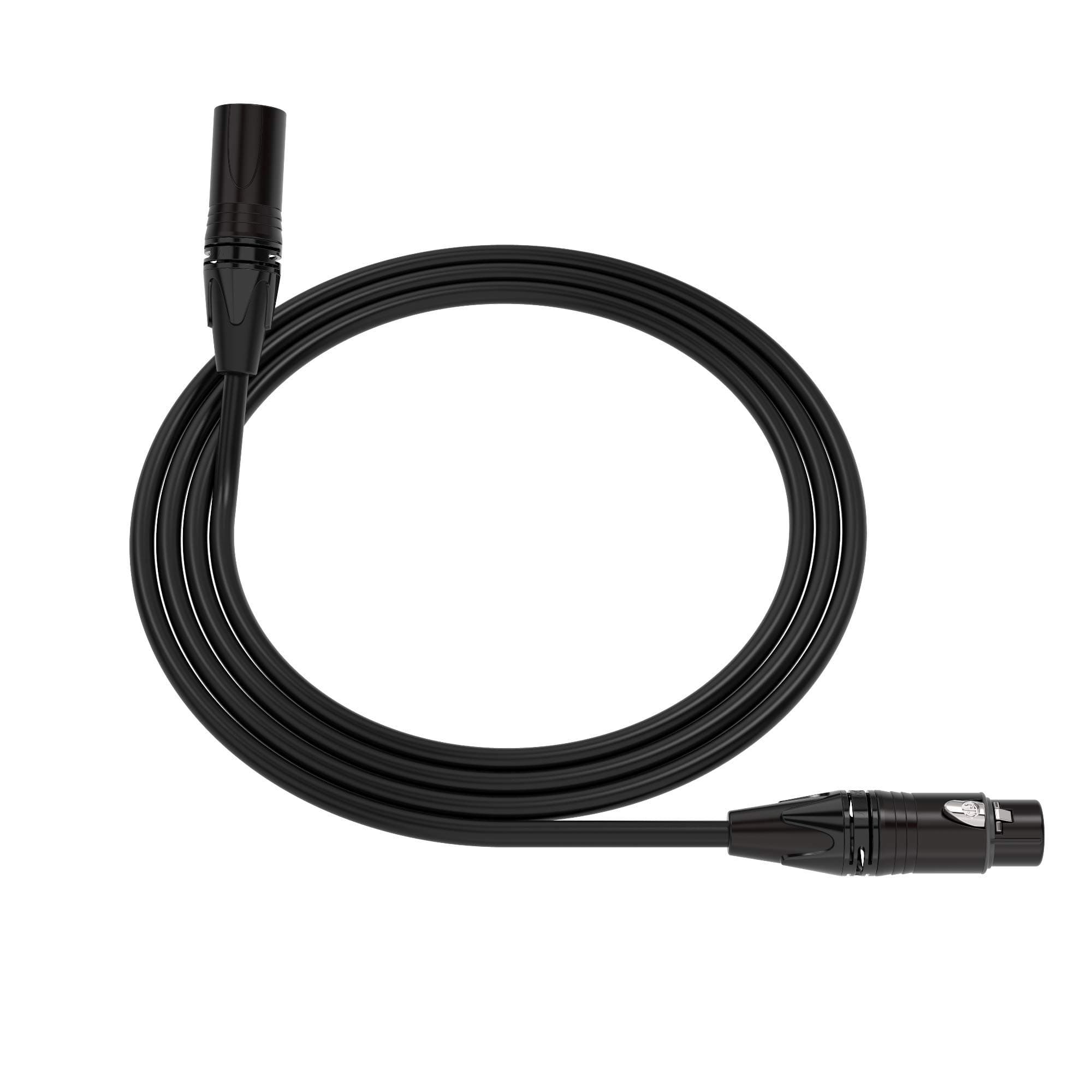 Mogami 2549 Professional Studio Microphone Cable | XLR Male 3-Pin to XLR Female 3-Pin | Neutrik Gold | 5 Feet | Black | Assembled in The USA