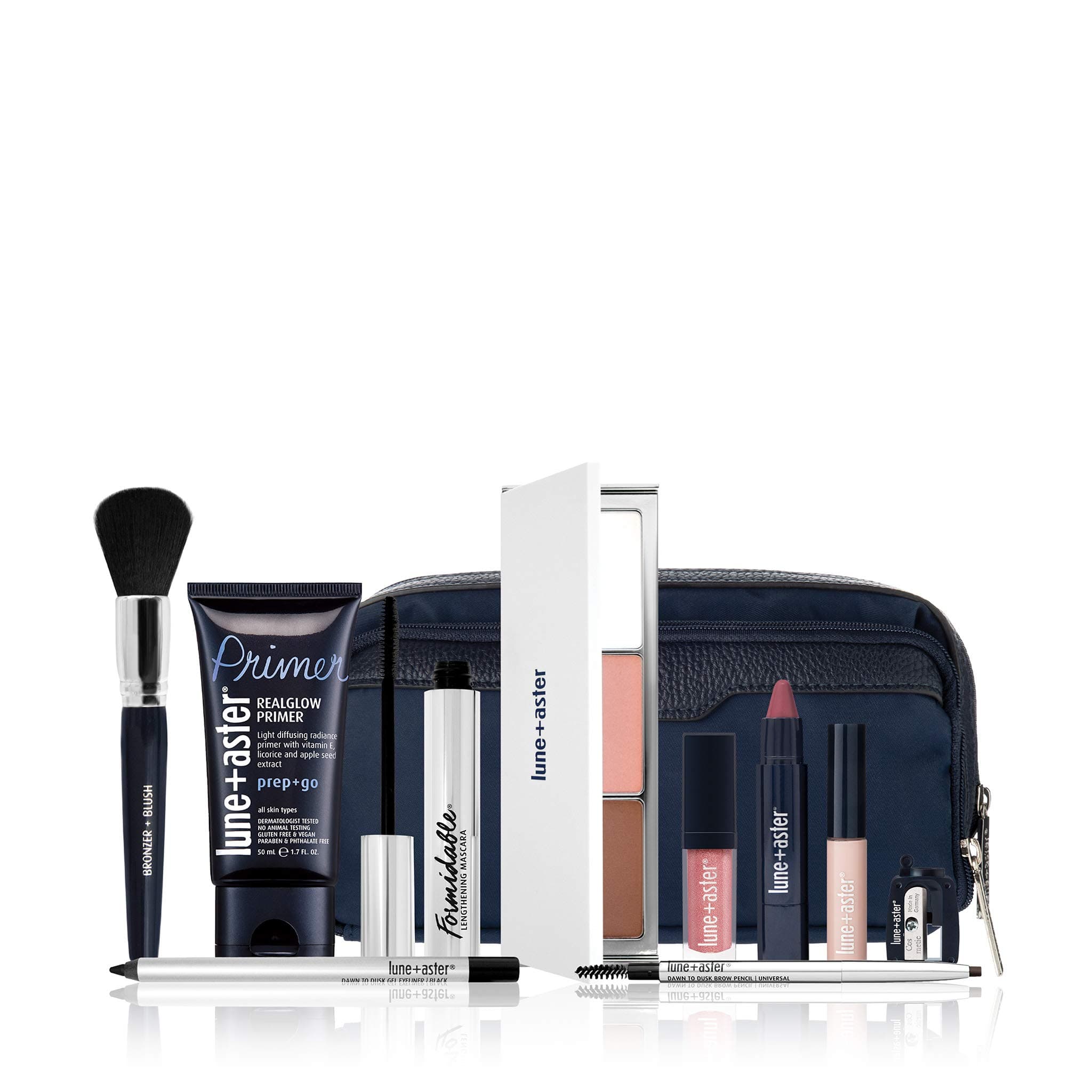 Lune+Aster Fabulous in Five! Makeup Set - Makeup set with everyday, top-selling vegan beauty basics