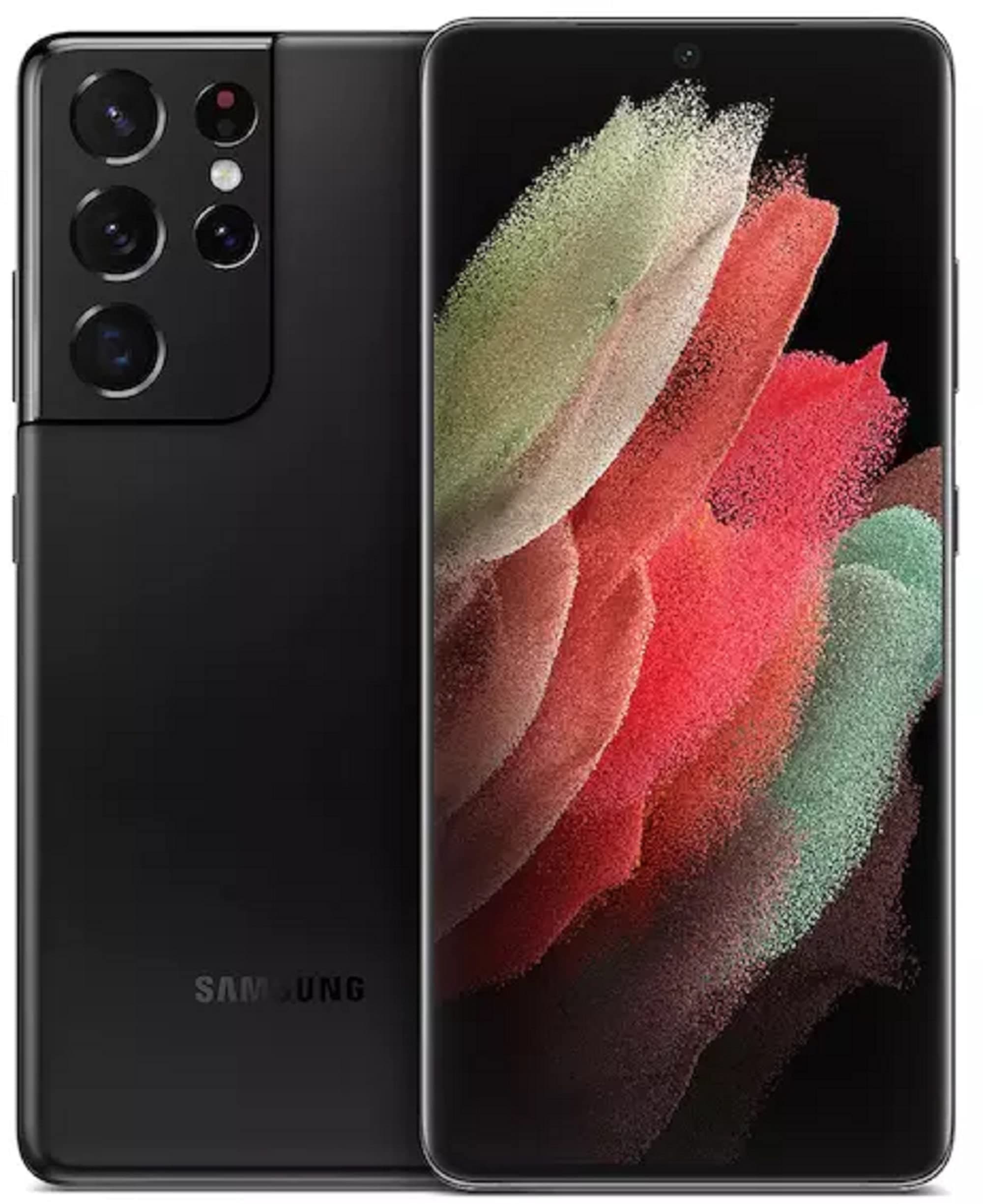 Samsung Galaxy S21 Ultra 5G | G998U Android Cell Phone | US Version 5G Smartphone | Pro-Grade Camera, 8K Video, 108MP High Res | 128GB, Phantom Bla...