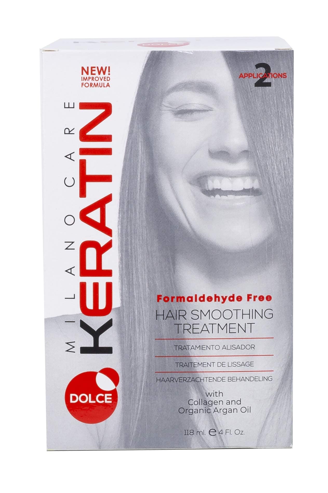 Milano Care Keratin Hair Smoothing Treatment Kit – Keratin Hair Treatment and Clarifying Shampoo – Professional Salon Smoothing System - Keratin Ha...