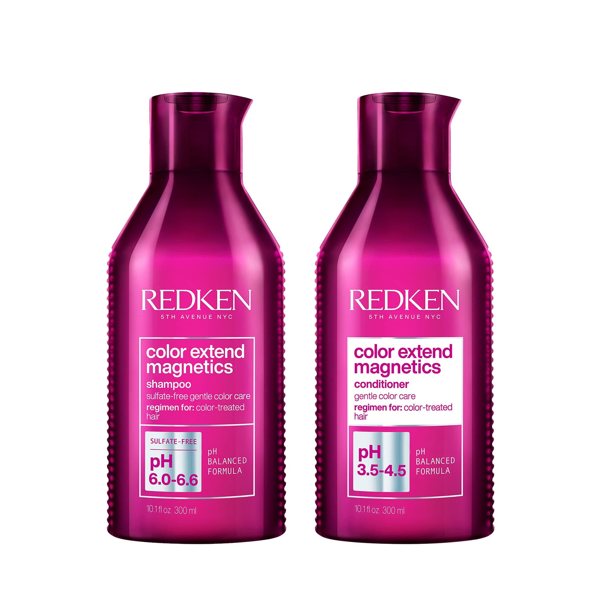Redken Color Extend Magnetics Shampoo For Color-Treated Hair | Gently Cleanses & Protects Color | With Amino Acid | Sulfate Free Shampoo