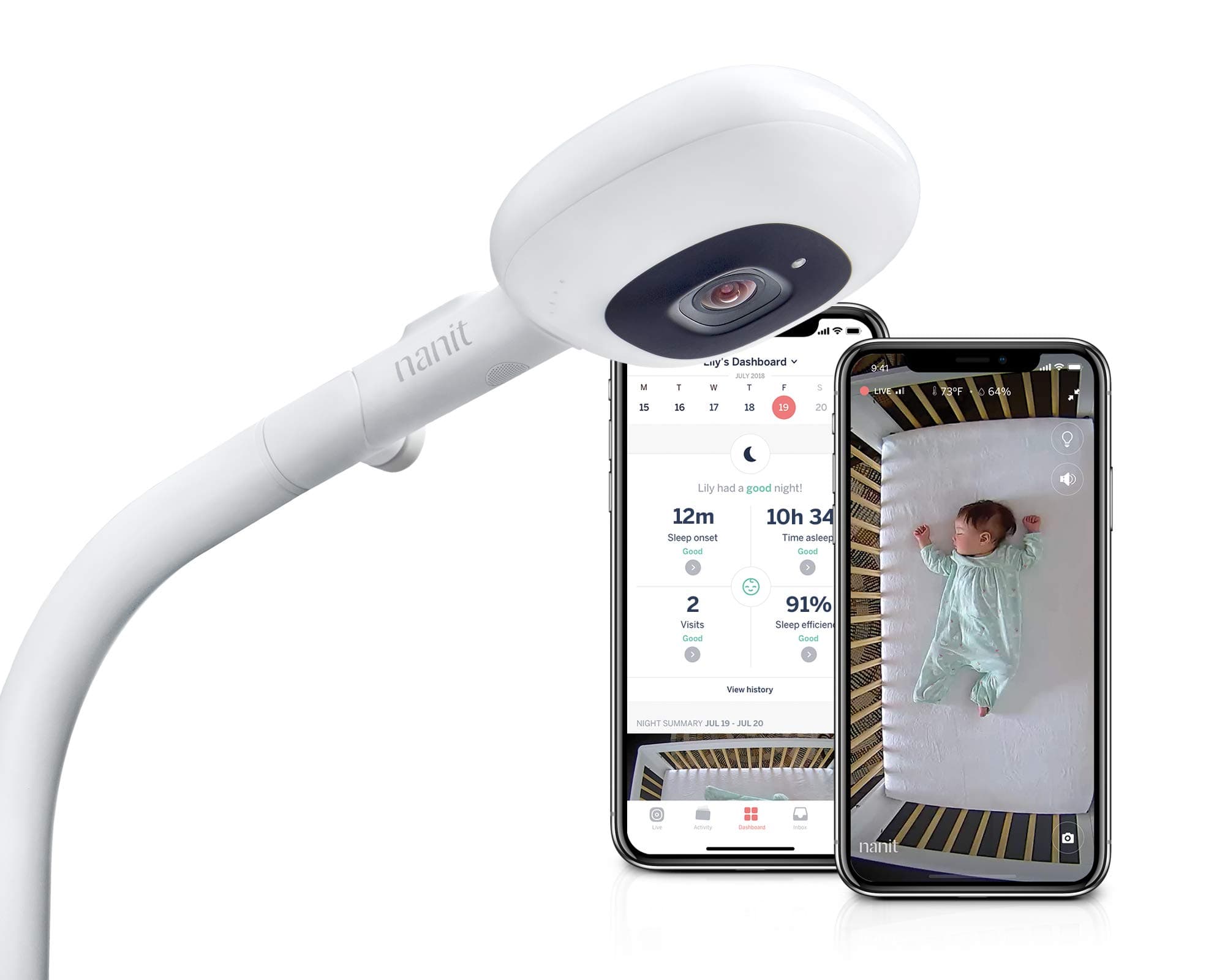 Nanit Smart Baby Monitor and Wall Stand Gen 1 (Discontinued by Manufacturer)