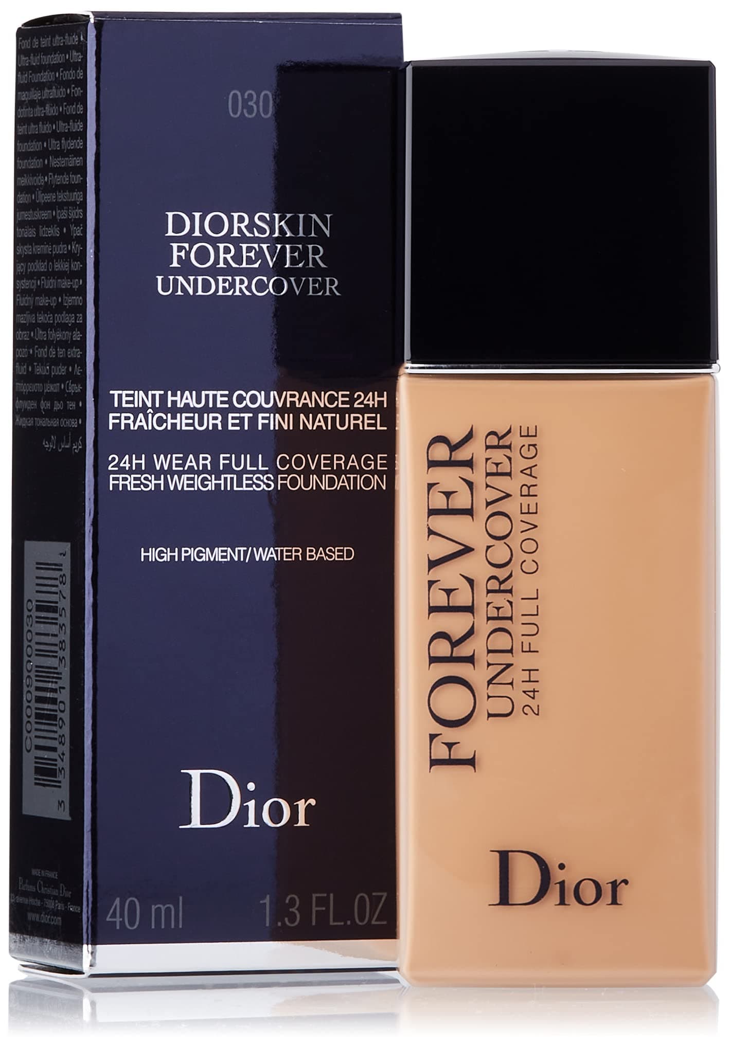 Diorskin Forever Undercover 24H Full Coverage Ultra Fluid Foundation by Dior Medium Beige TBC