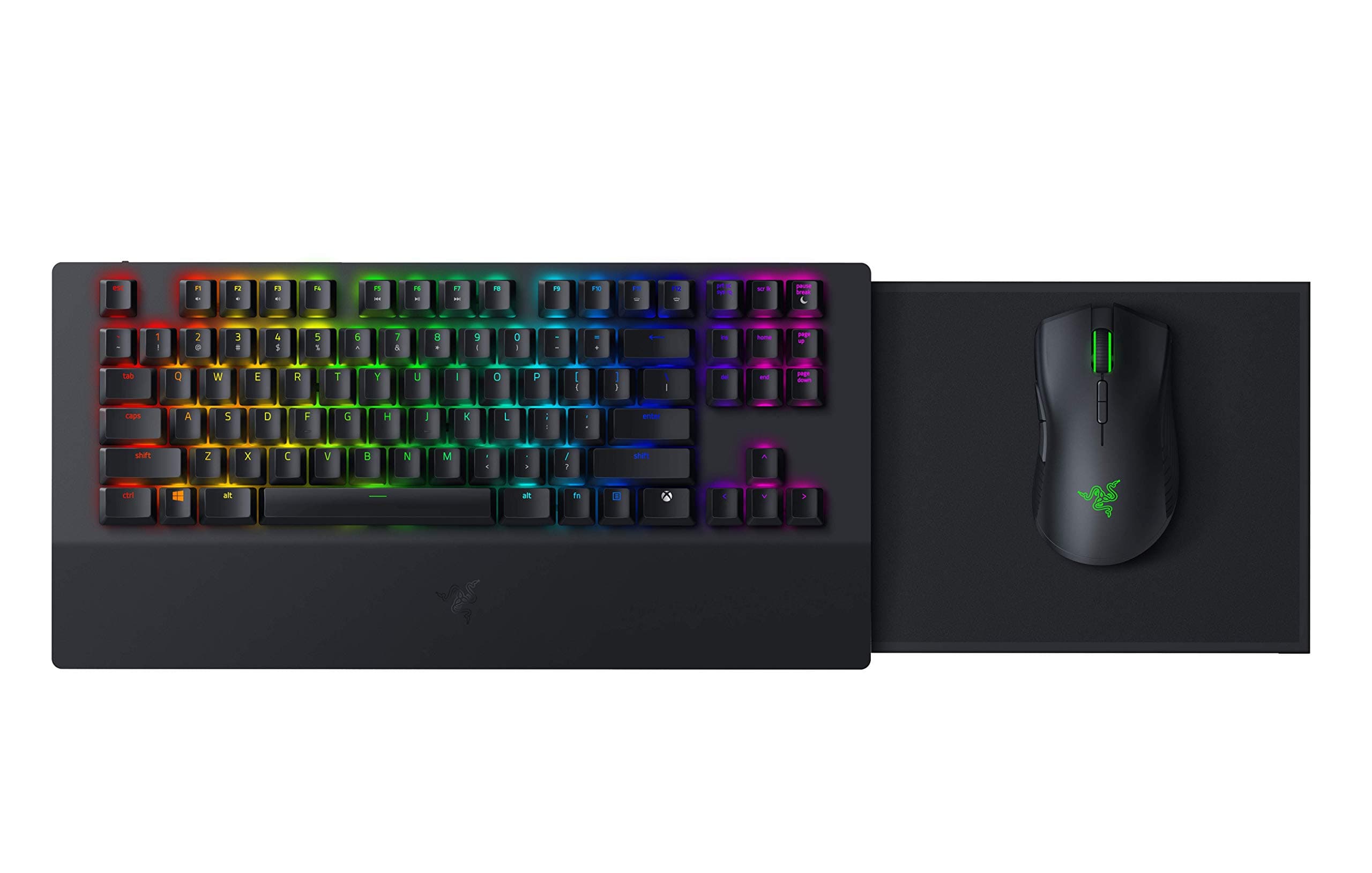 Razer Turret Wireless Mechanical Gaming Keyboard & Mouse Combo for PC, Xbox One, Xbox Series X & S: Chroma RGB/Dynamic Lighting - Retractable Magne...