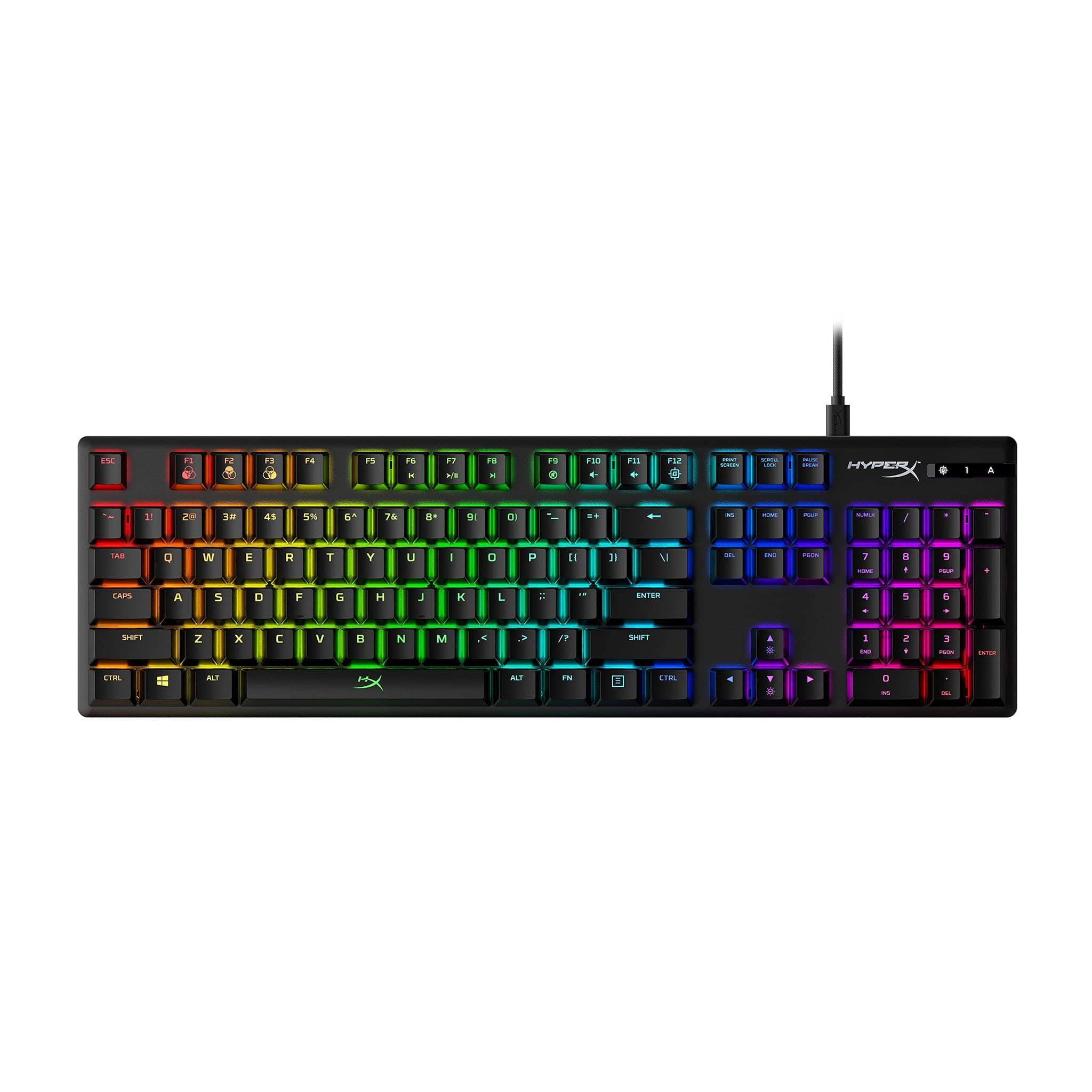 HyperX Alloy Origins - Mechanical Gaming Keyboard, Software-Controlled Light & Macro Customization, Compact Form Factor, RGB LED Backlit - Tactile ...