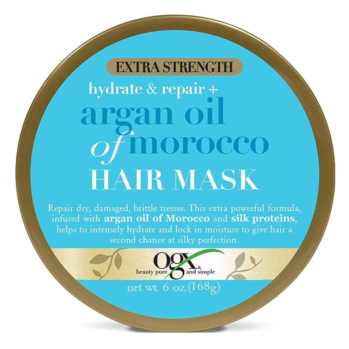 Ogx Argan Oil Of Morocco Hydrate & Repair Hair Mask 6 Ounce (6 Pack)