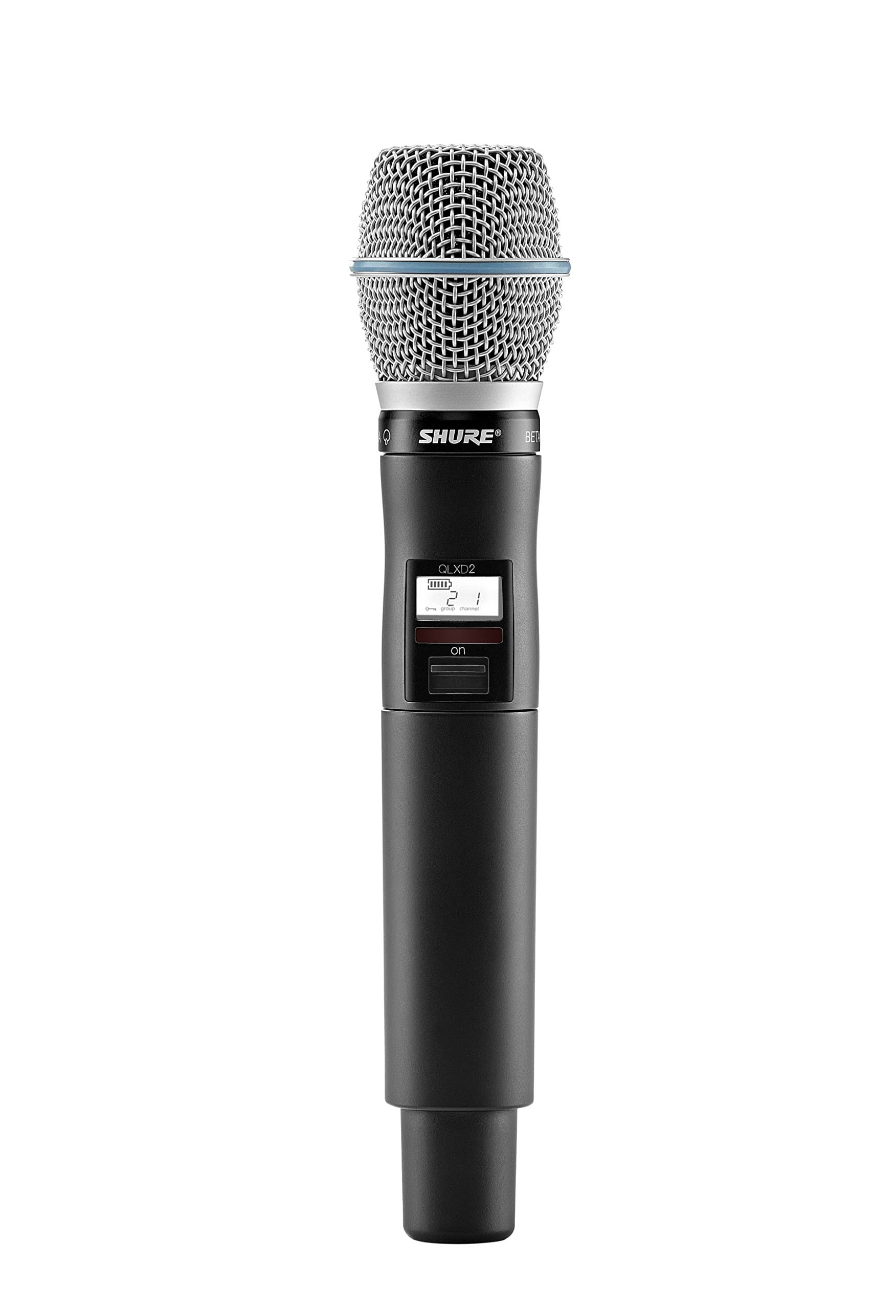 Shure QLXD2/B87A Handheld Wireless Transmitter with BETA 87A Microphone, G50
