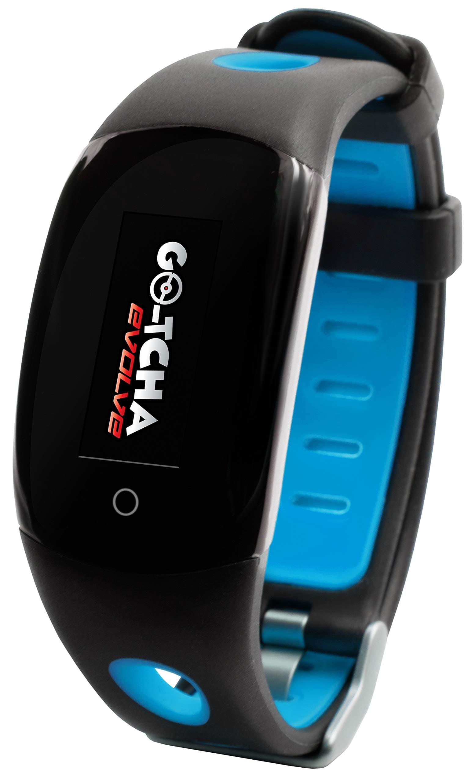 Go-tcha Evolve (Go-tcha 2) LED-Touch Wristband Watch for Pokemon Go with Auto Catch and Auto Spin - Black/Blue