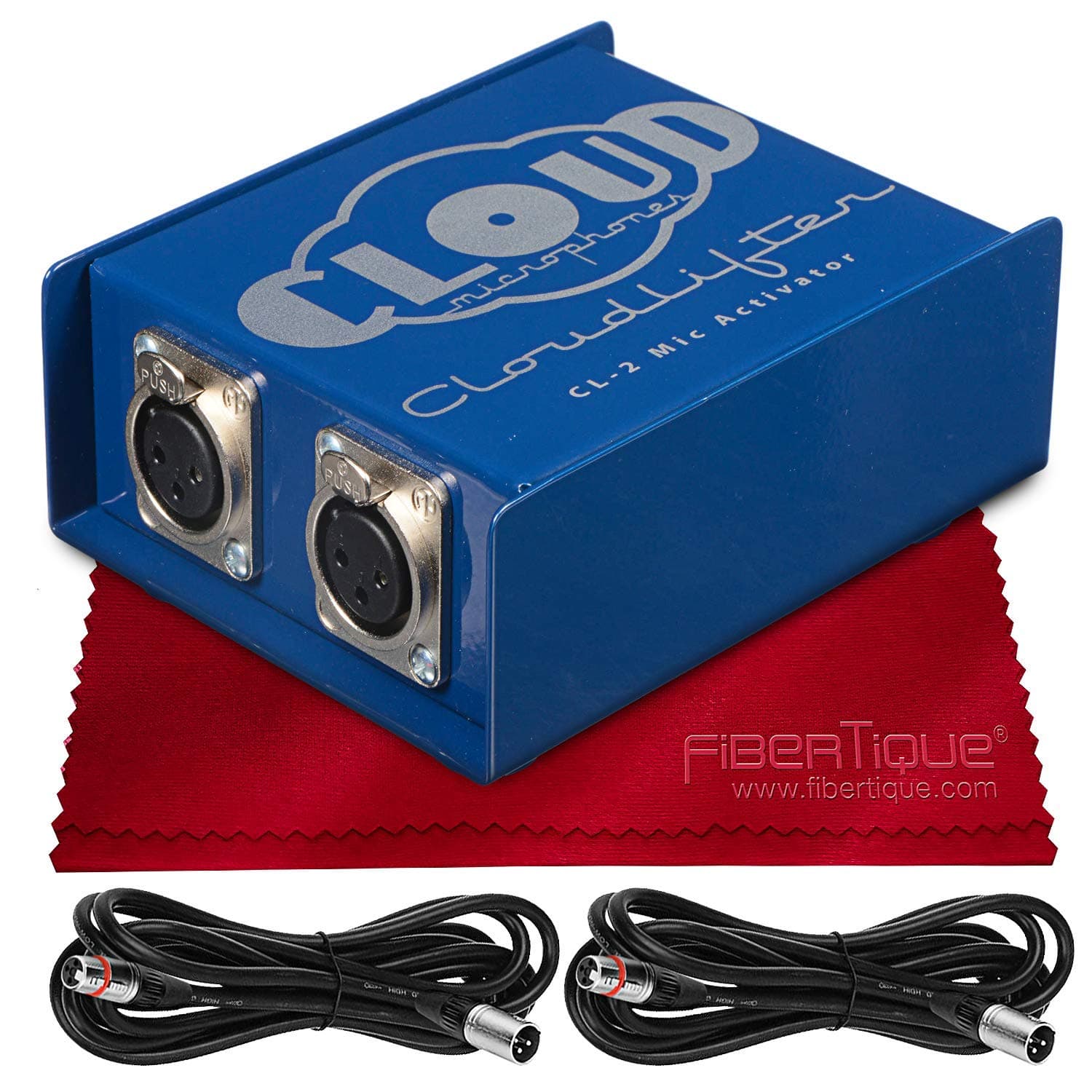 Cloud Microphones Cl-2 Cloudlifter 2-Channel Mic Activator Bundle with Xpix Cables